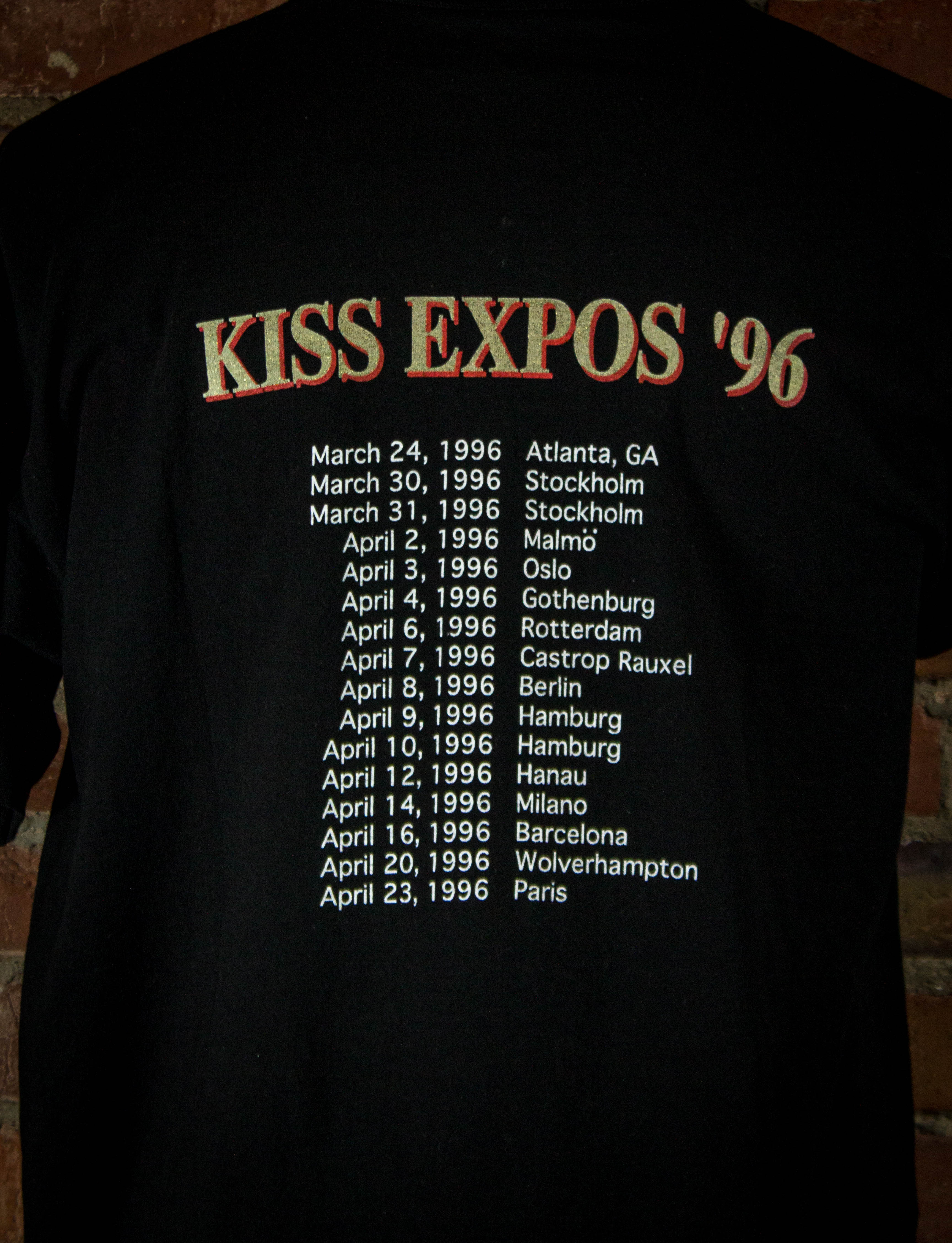 Vintage 1996 Kiss Expo Tour Shirt "Vinnie Vincent"
