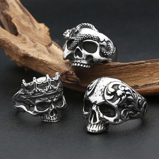 Skull Ring Collection (316L)