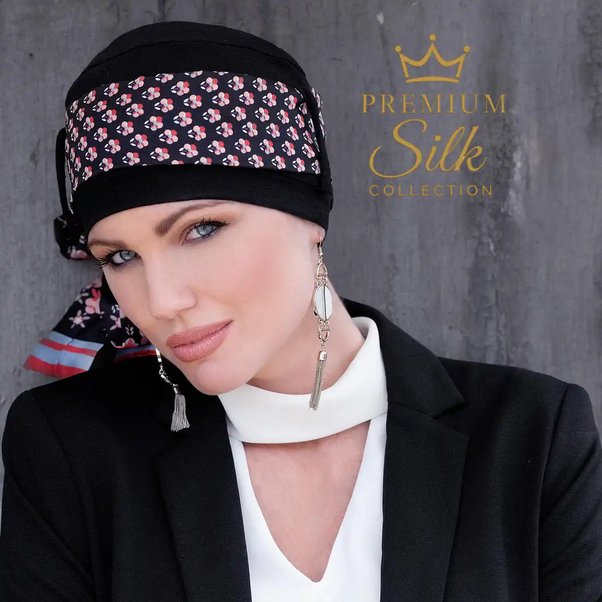 Yanna Silk Black Scarlet Florenza