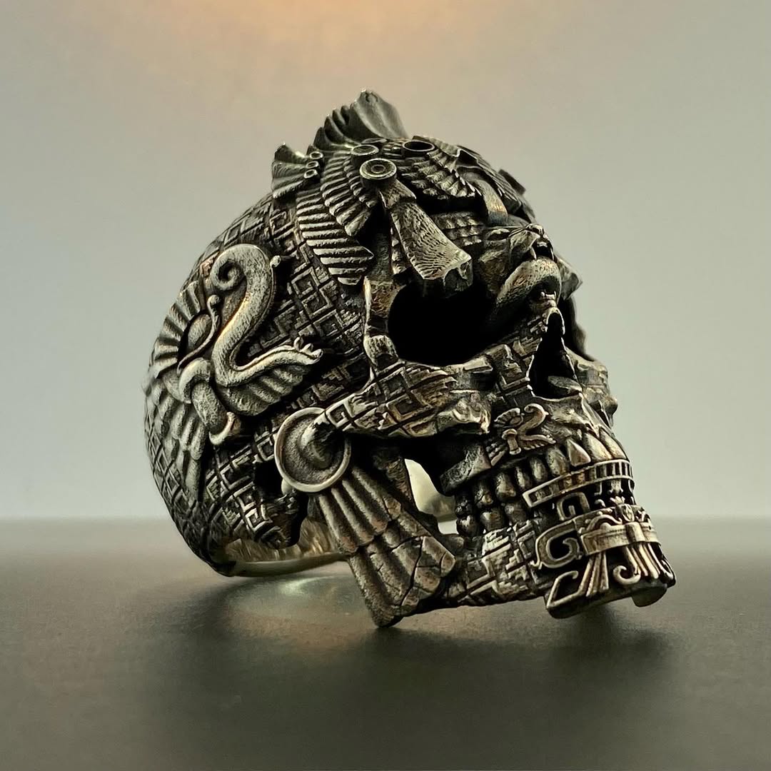 Black Skull Ring, Skull Rings for Men, Skull Rings for Women
