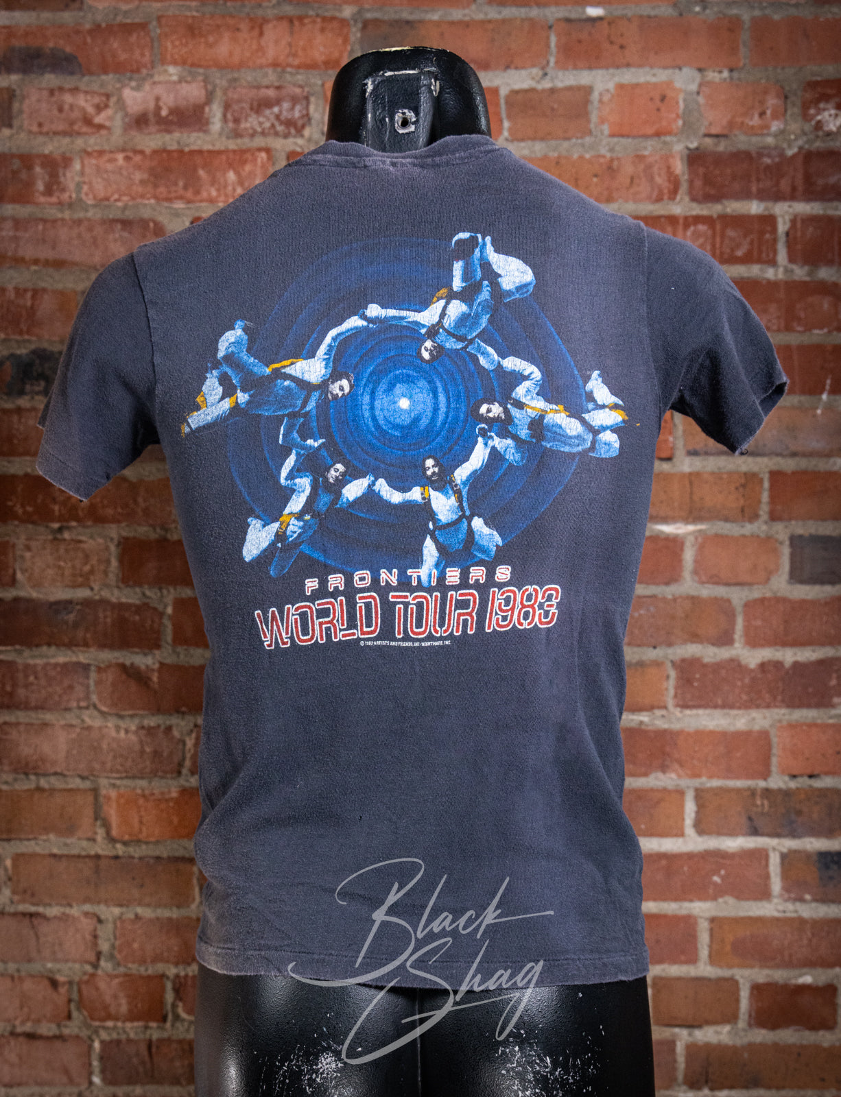 Vintage 1983 Journey Frontiers Tour Concert T Shirt
