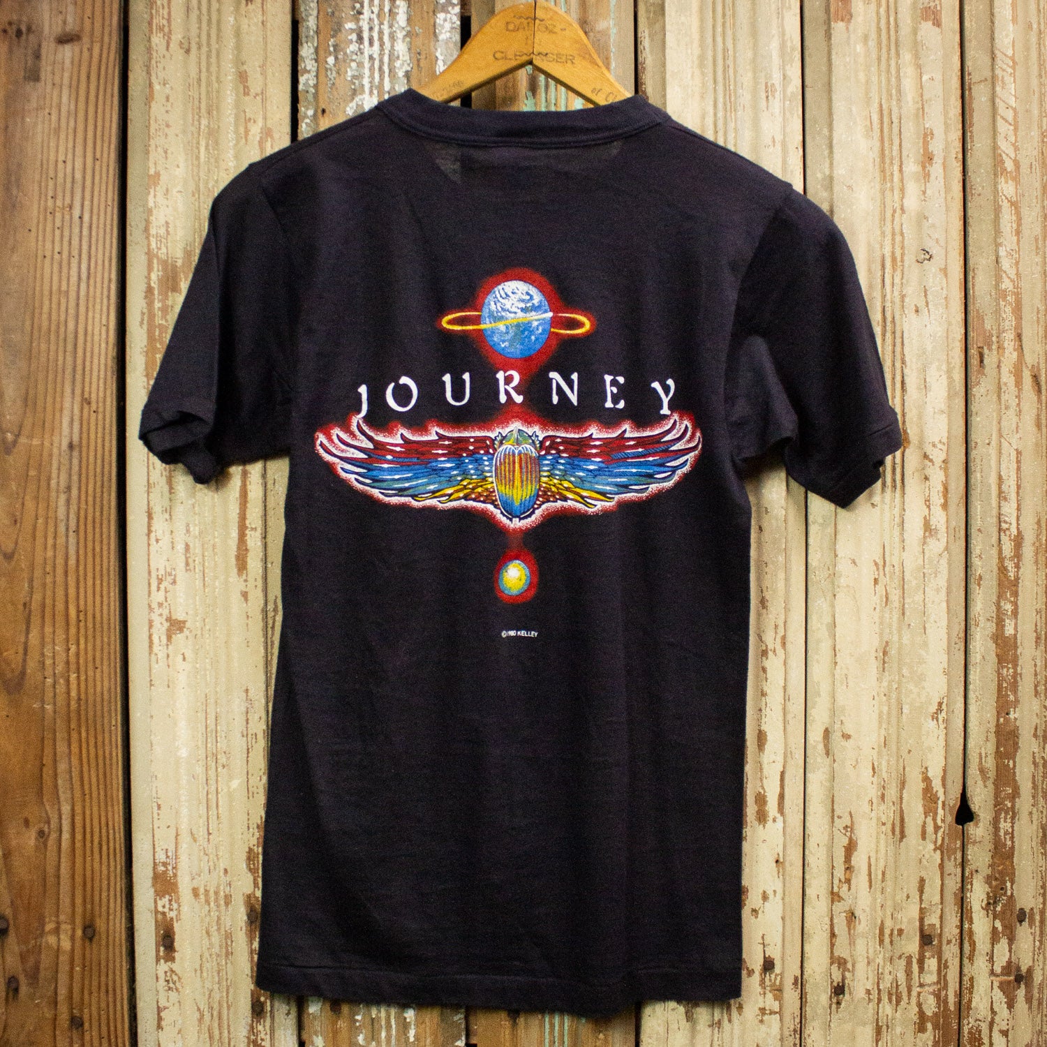 Vintage Journey Captured Tour Concert T-Shirt 1982 Black