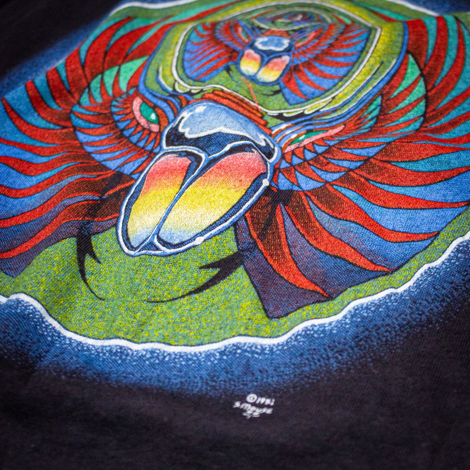 Vintage Journey Captured Tour Concert T-Shirt 1982 Black