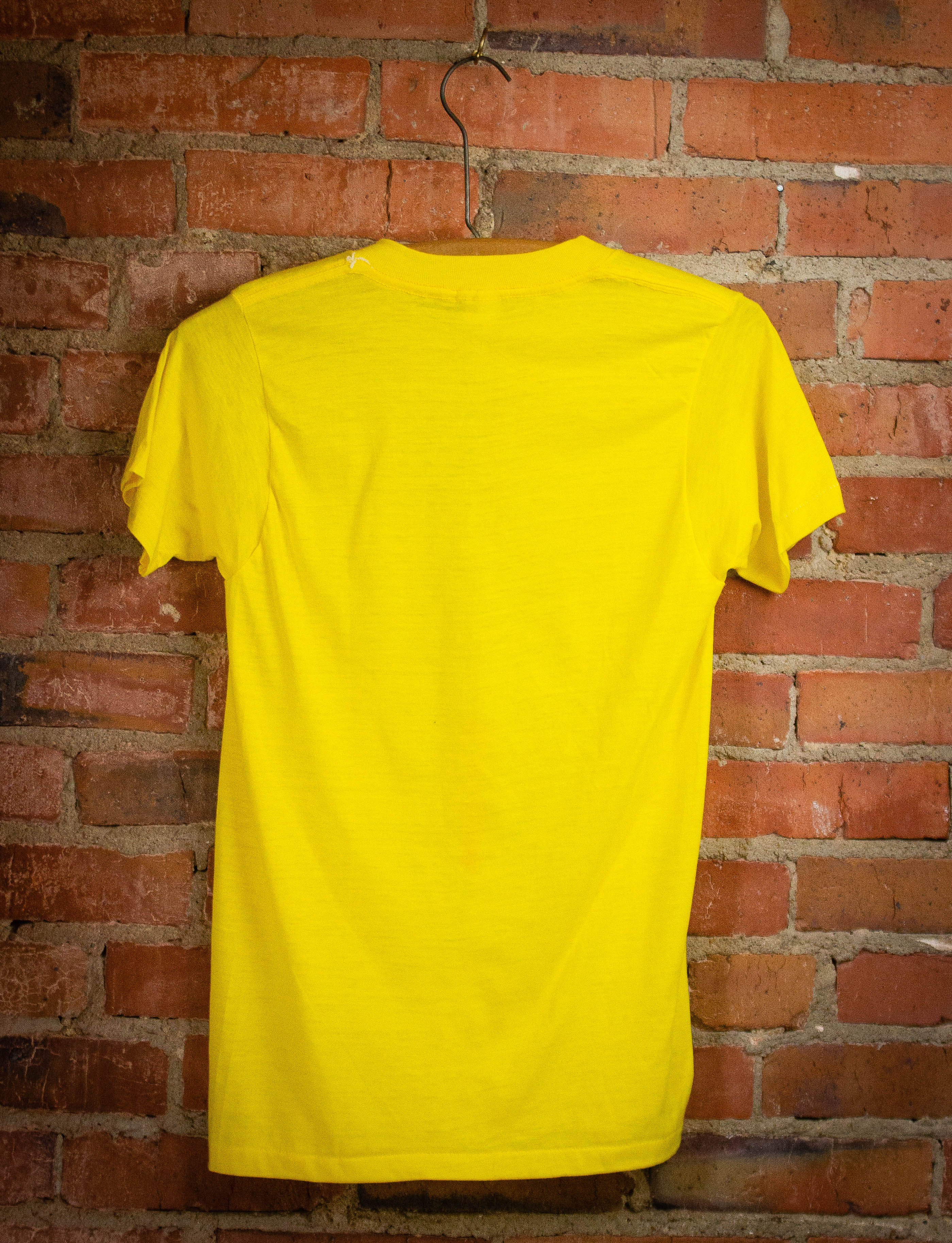 Vintage Mick Jagger Bootleg Concert T Shirt 70s Yellow
