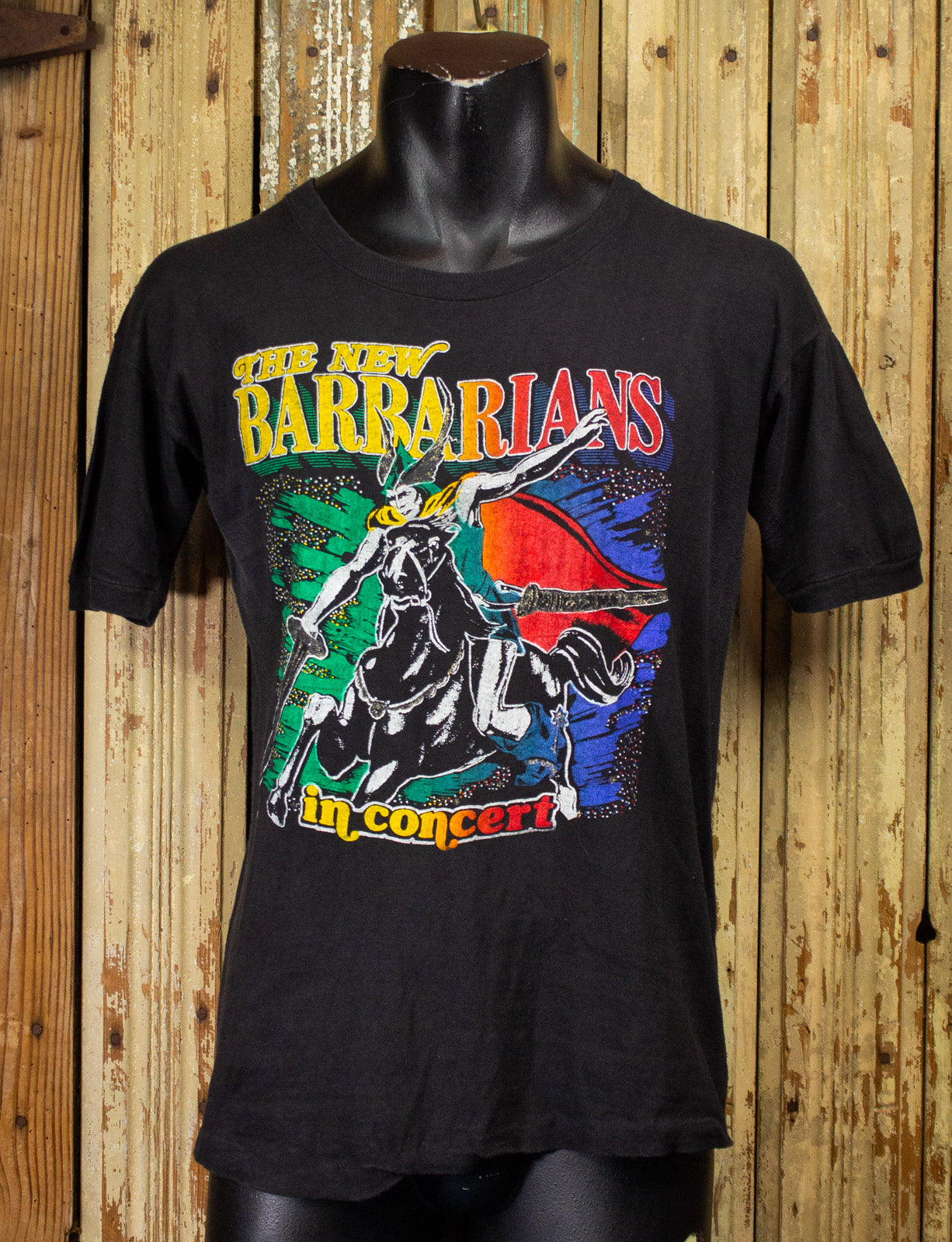 Vintage New Barbarians Live Concert T Shirt 1979