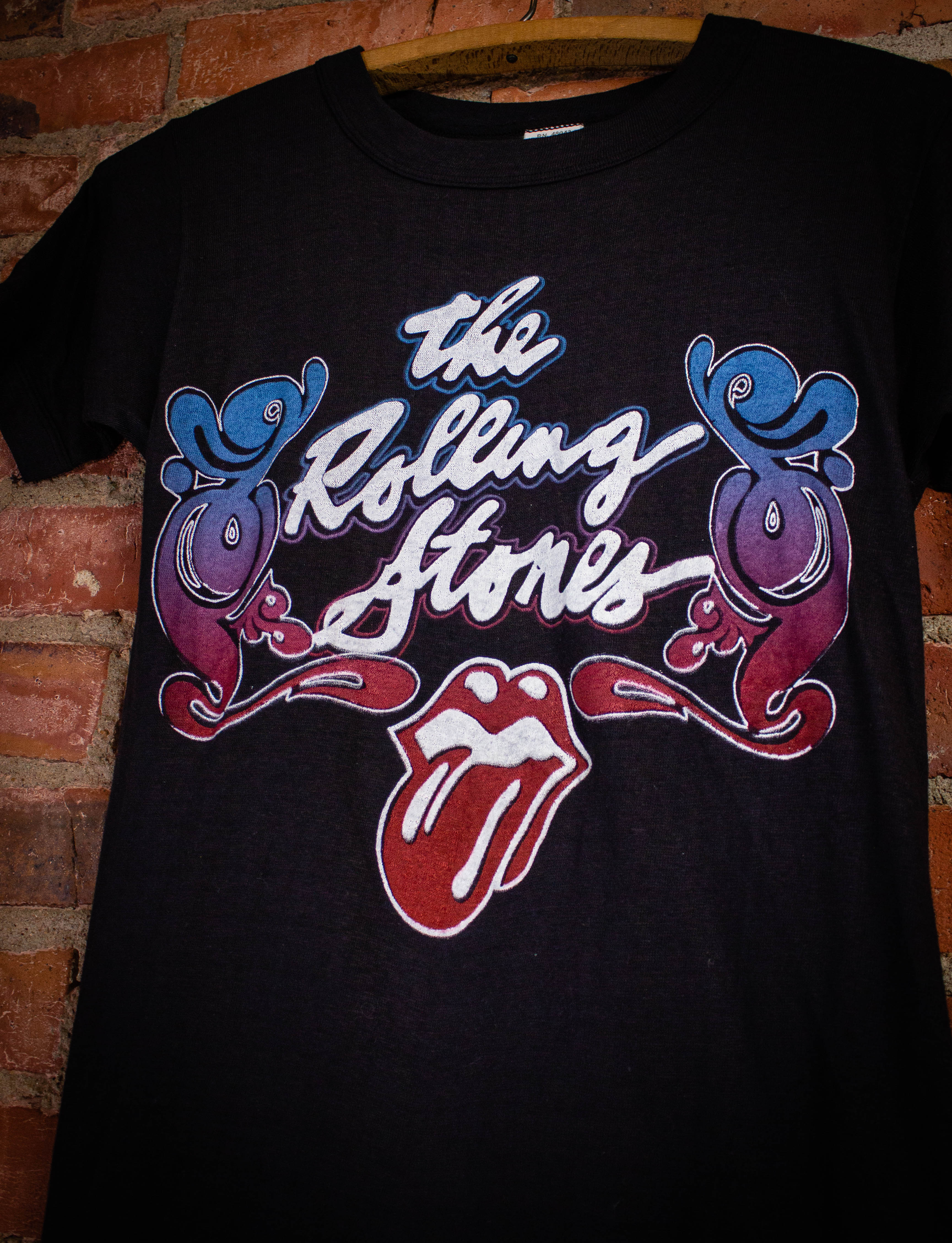 Vintage Rolling Stones Tour of '78 Concert T Shirt 1978 Black