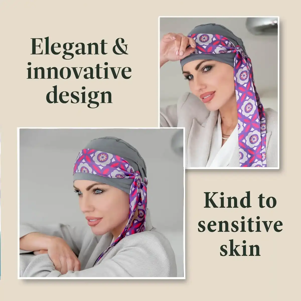 Yanna Grey Purple Rose