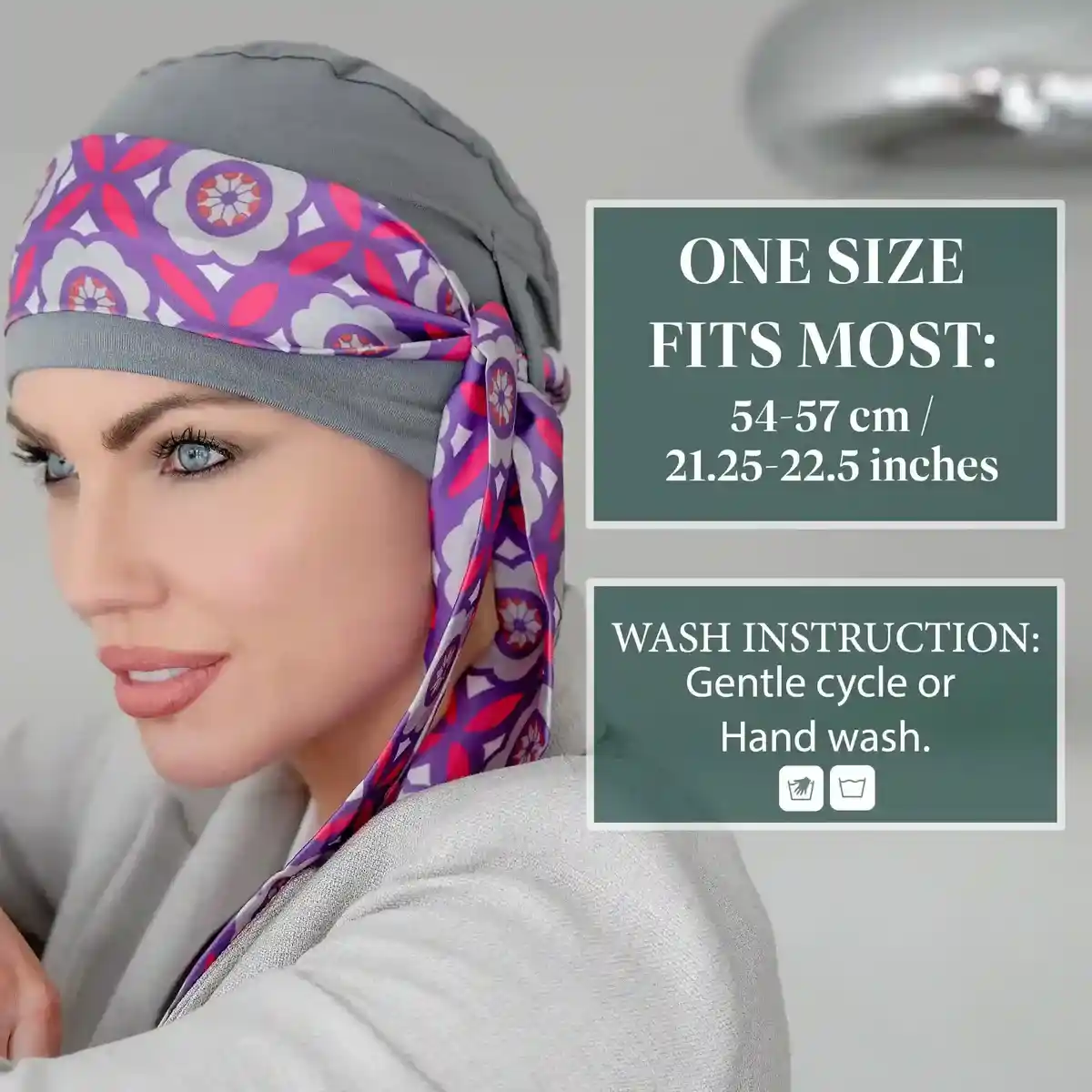 Yanna Grey Purple Rose