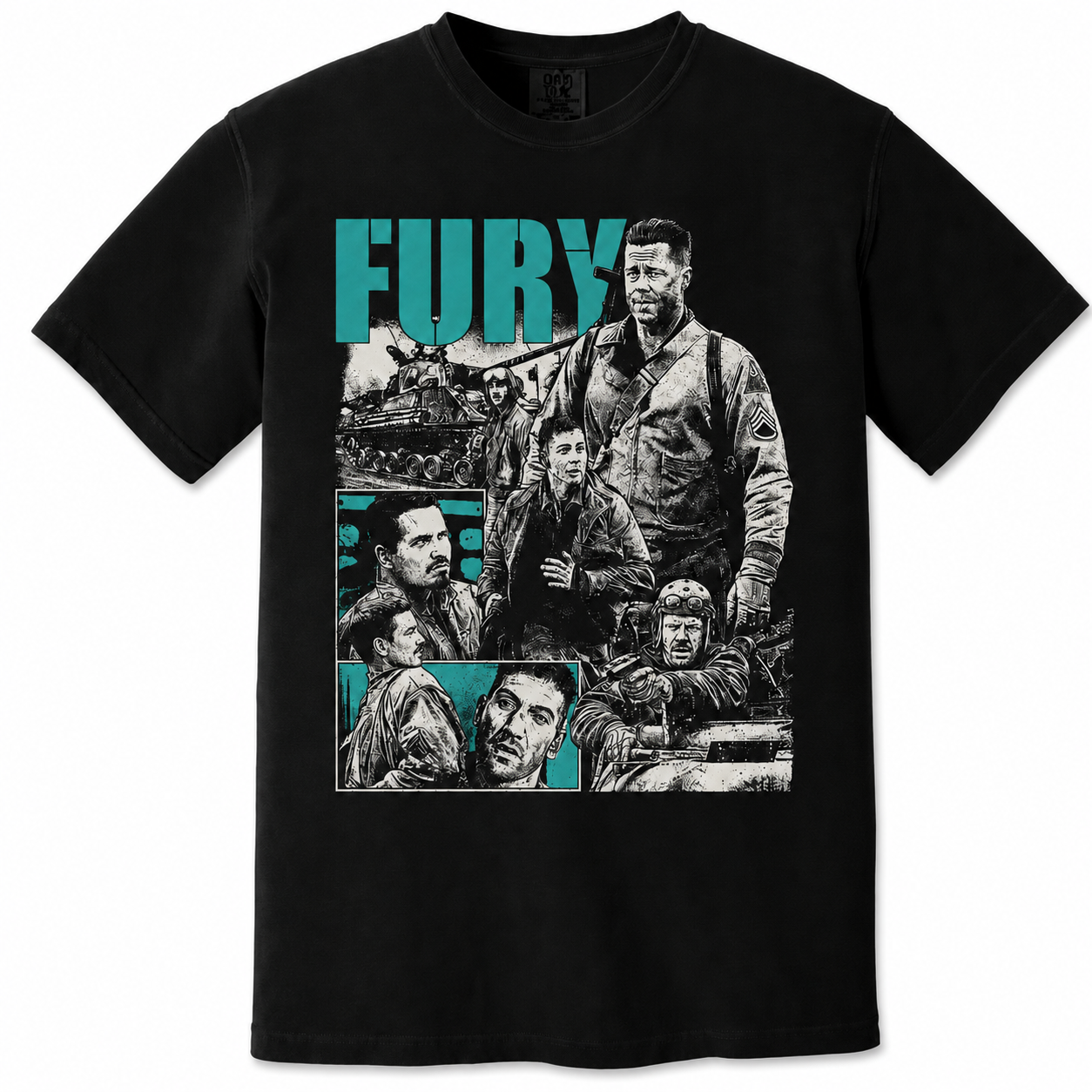 Fury Movie T-Shirt Brad Pitt 2014 Film T Shirt
