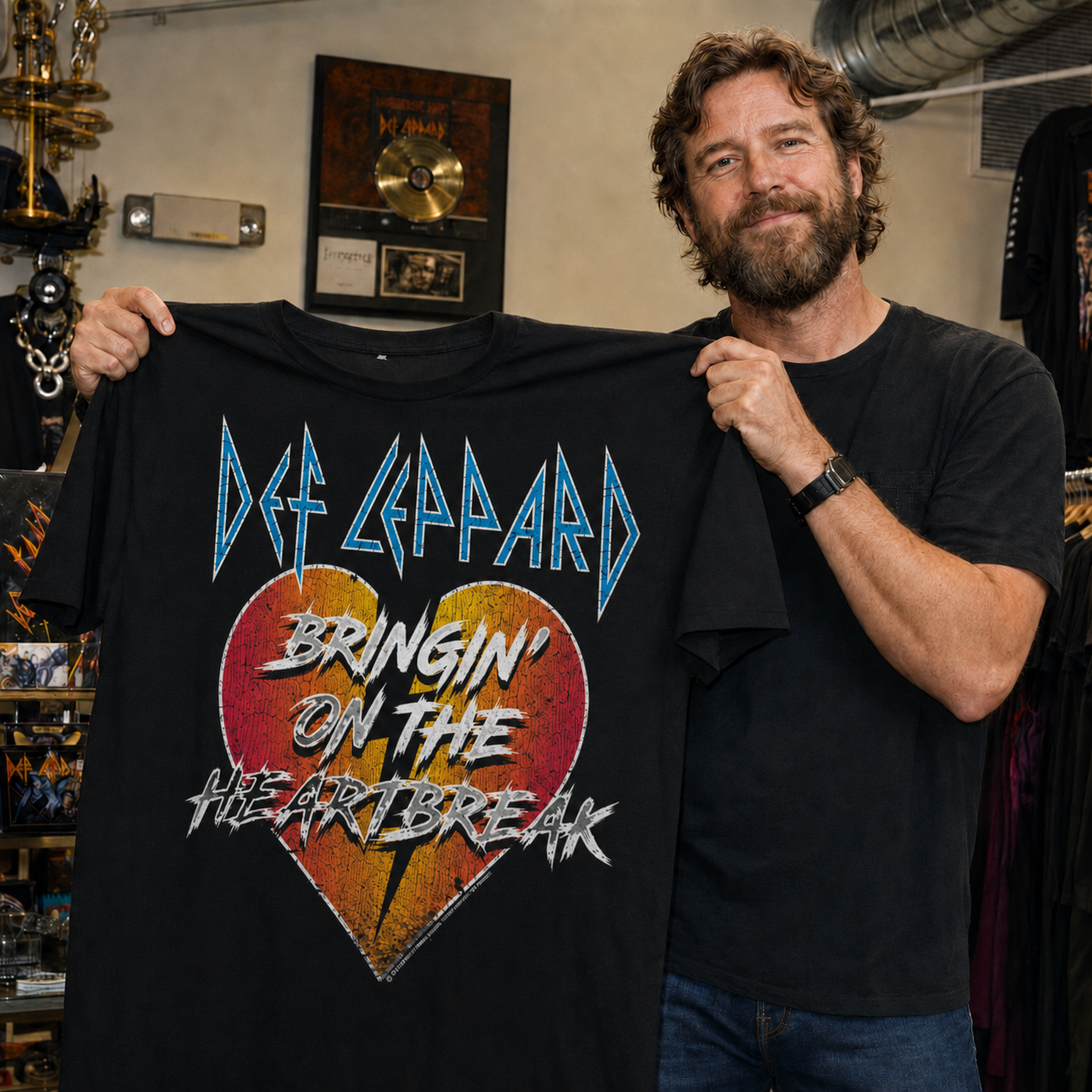 Def Leppard Bringin’ On the Heartbreak T-Shirt
