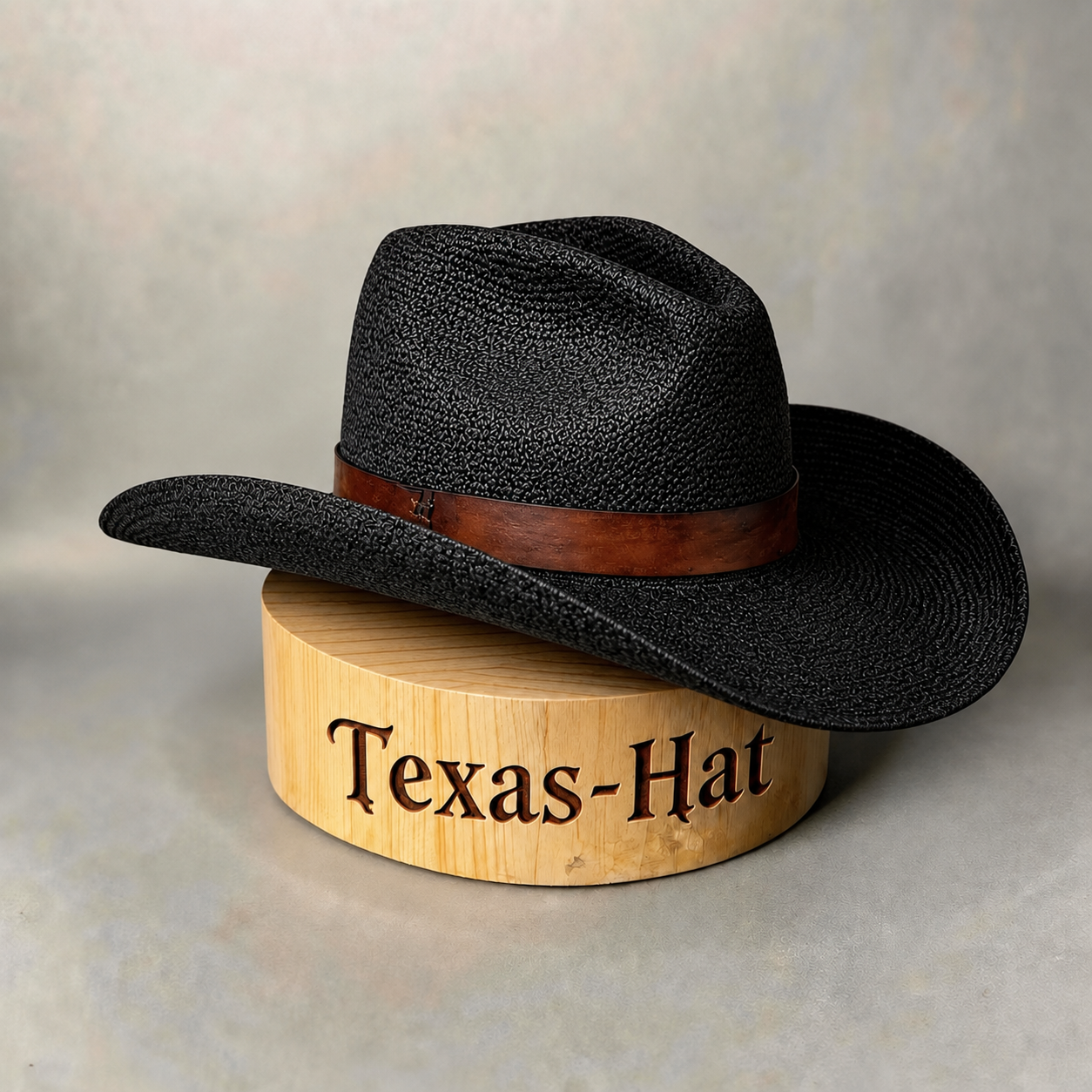 Frontier Granite Gus | Authentic Black Fur Felt Western Hat