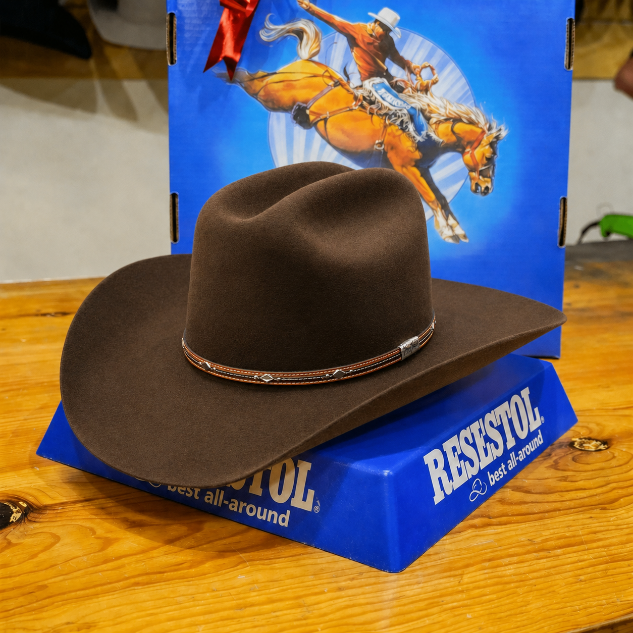 RES 6X Kingman - George Strait Cowboy Hat in Chocolate