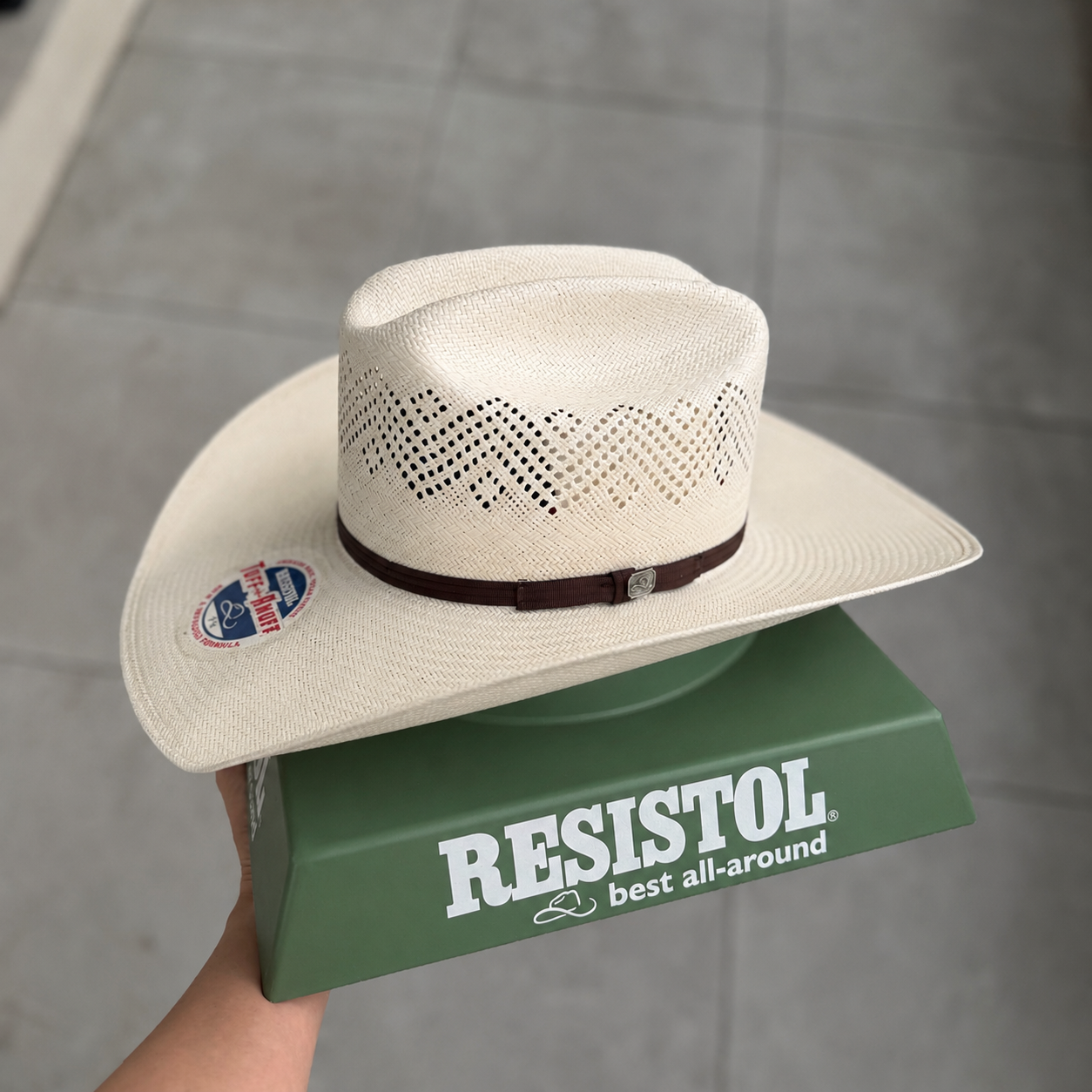 RES Harlow 20X Straw Cowboy Hat
