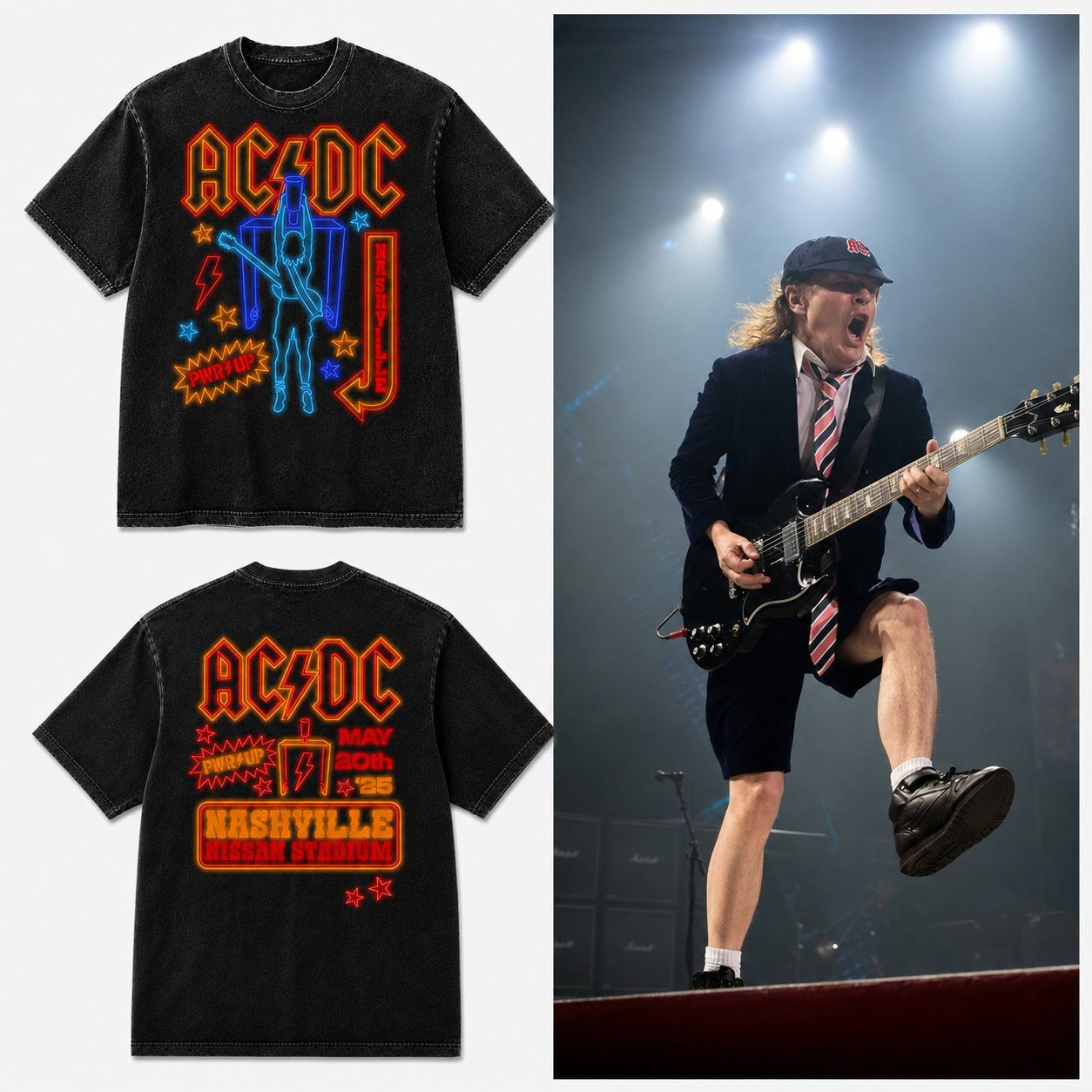 Nashville PWR UP Tour T-Shirt