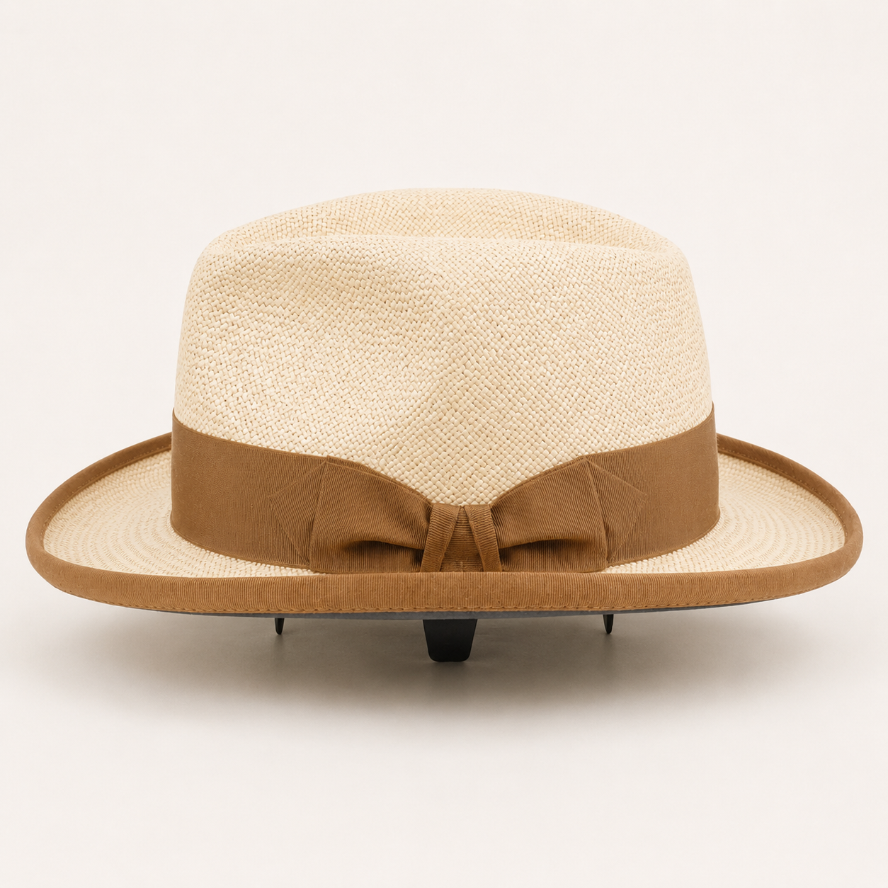 Al Pacino Panama Homburg Hat - Brown Band