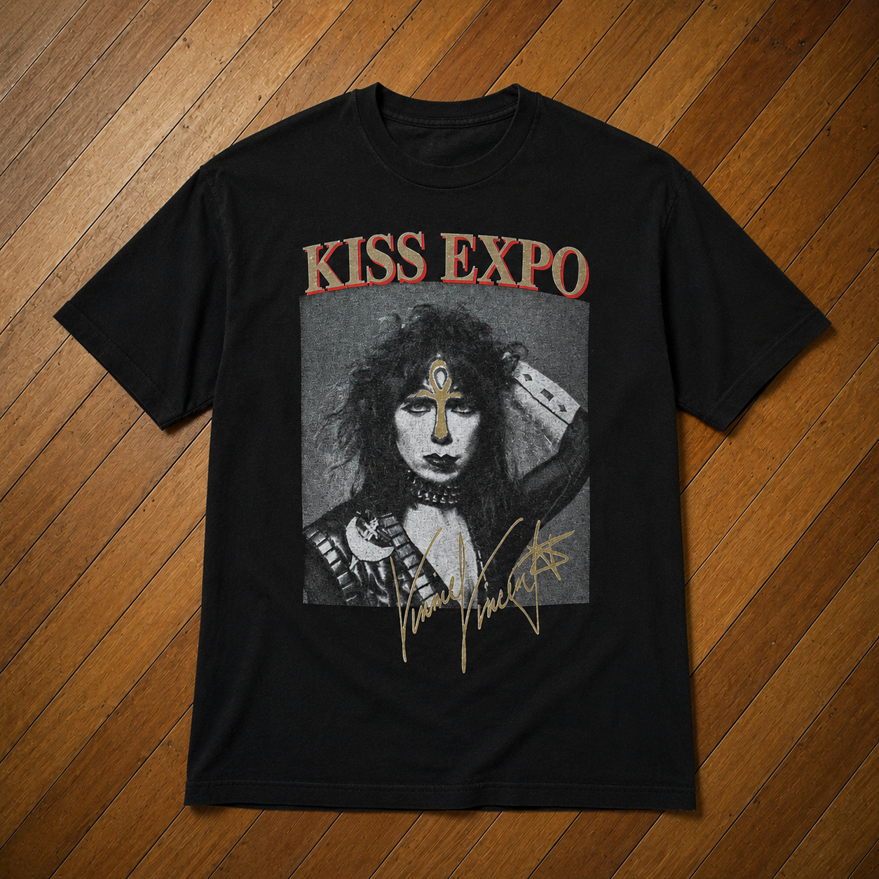Vintage 1996 Kiss Expo Tour Shirt "Vinnie Vincent"