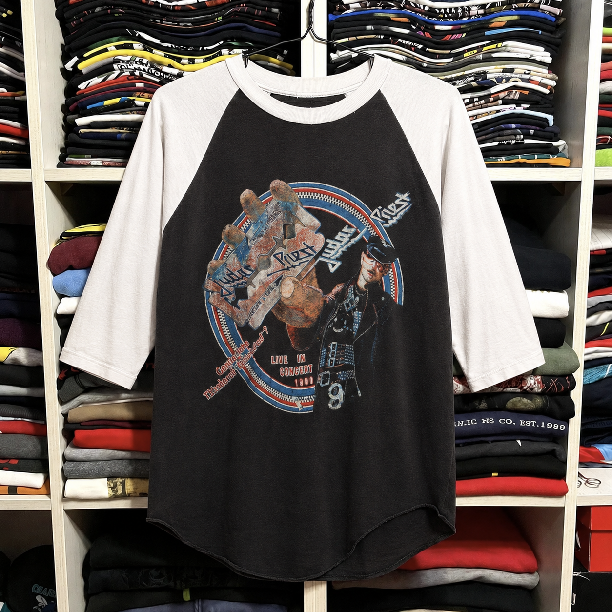 Judas Priest raglan tee product view