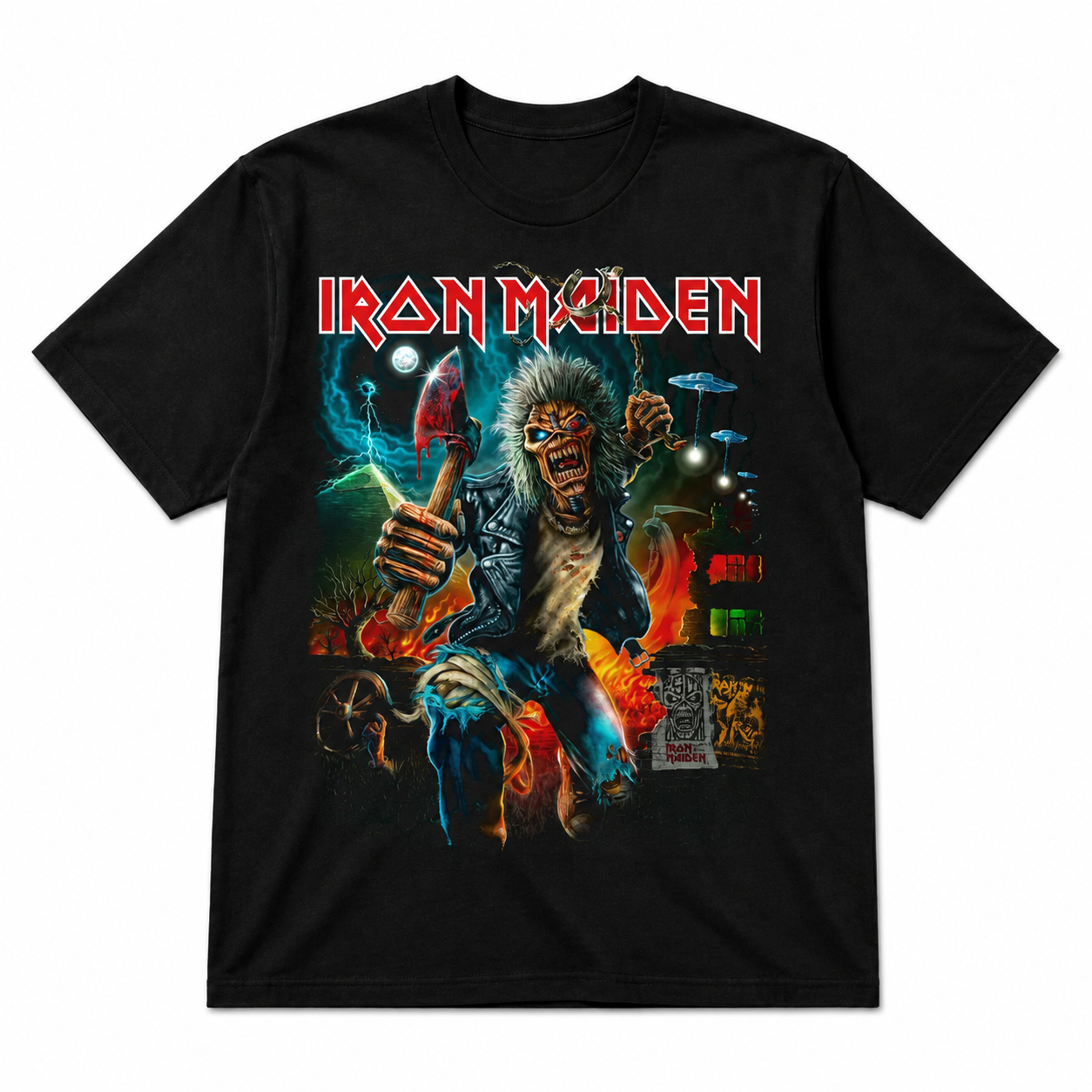 Iron Maiden Run For Your Lives World Tour T-Shirt