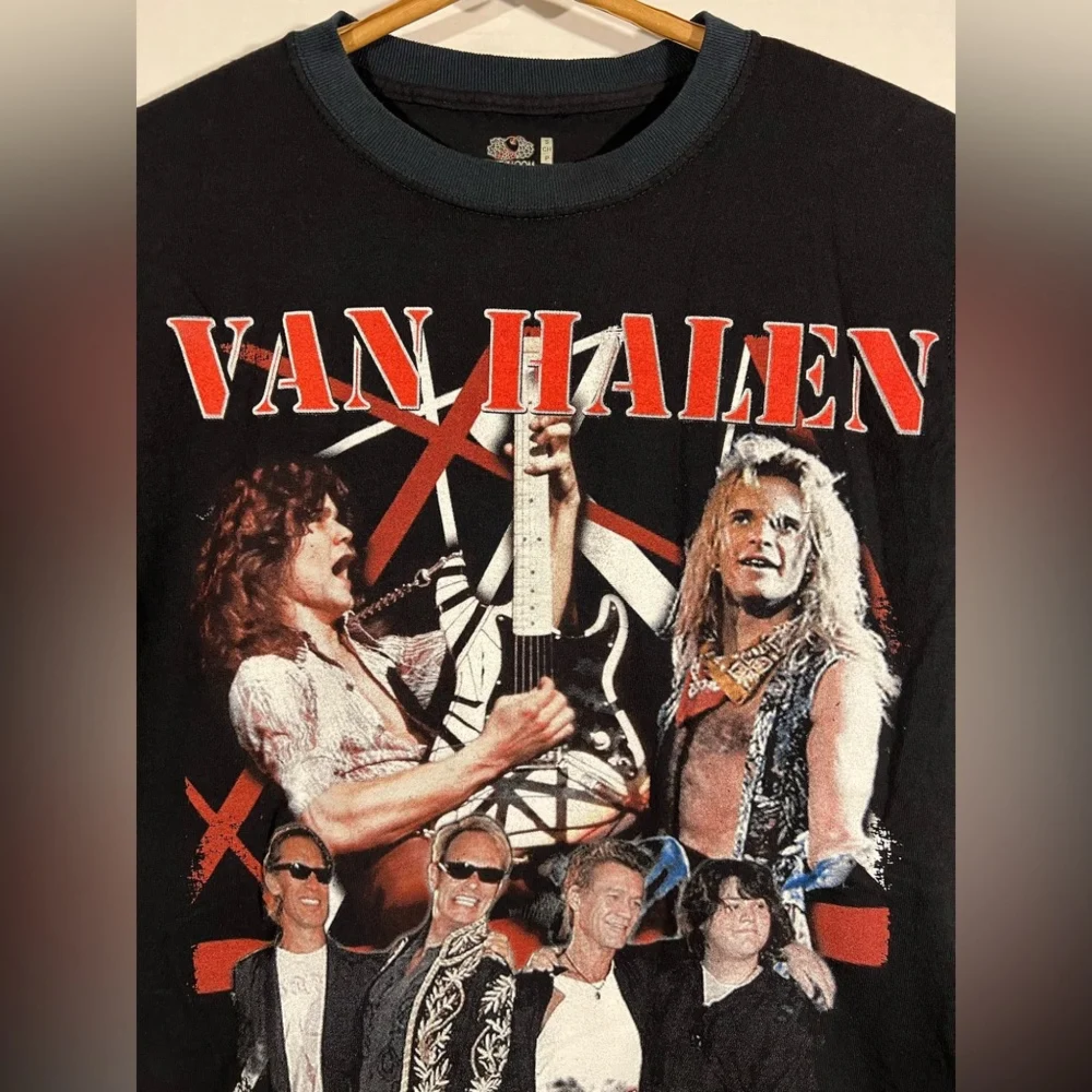 VTG Van Halen David Lee Roth Reunion World Tour 2007-2008 Concert T-Shirt