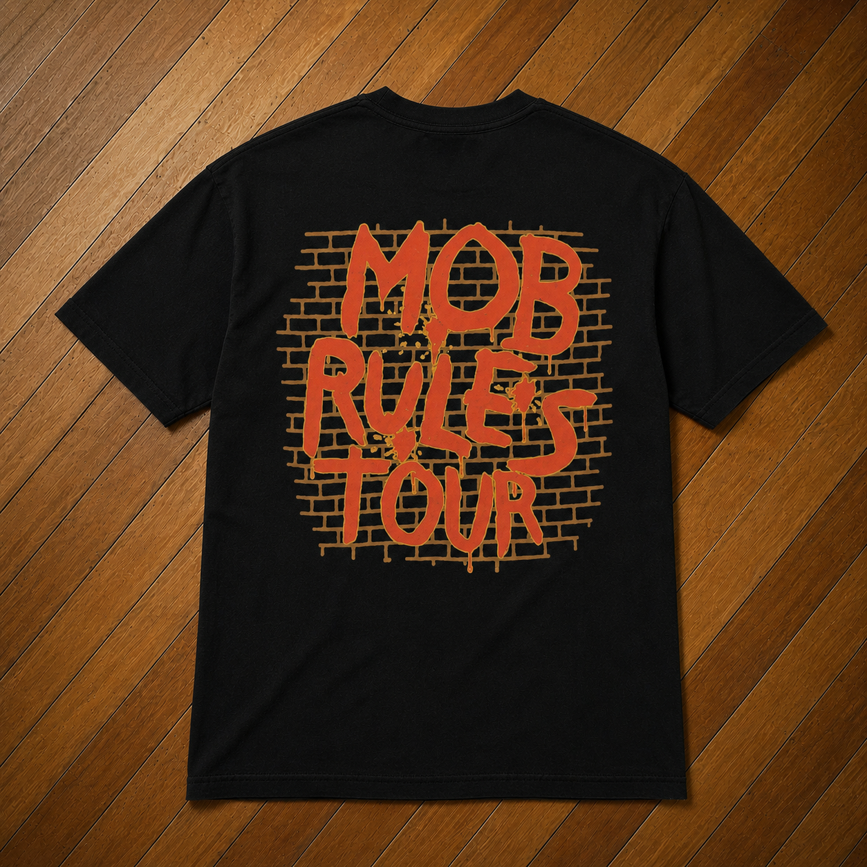 Black Sabbath Mob Rules Vintage Tour Tee