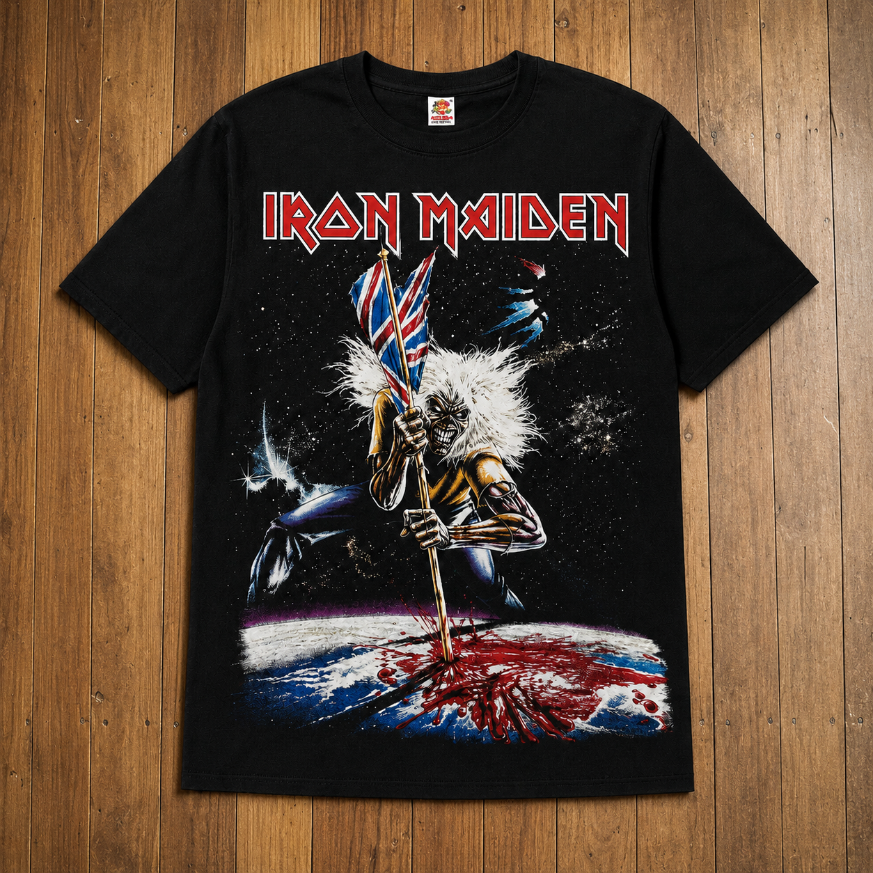 HM05 vintage-inspired heavy metal T-shirt design