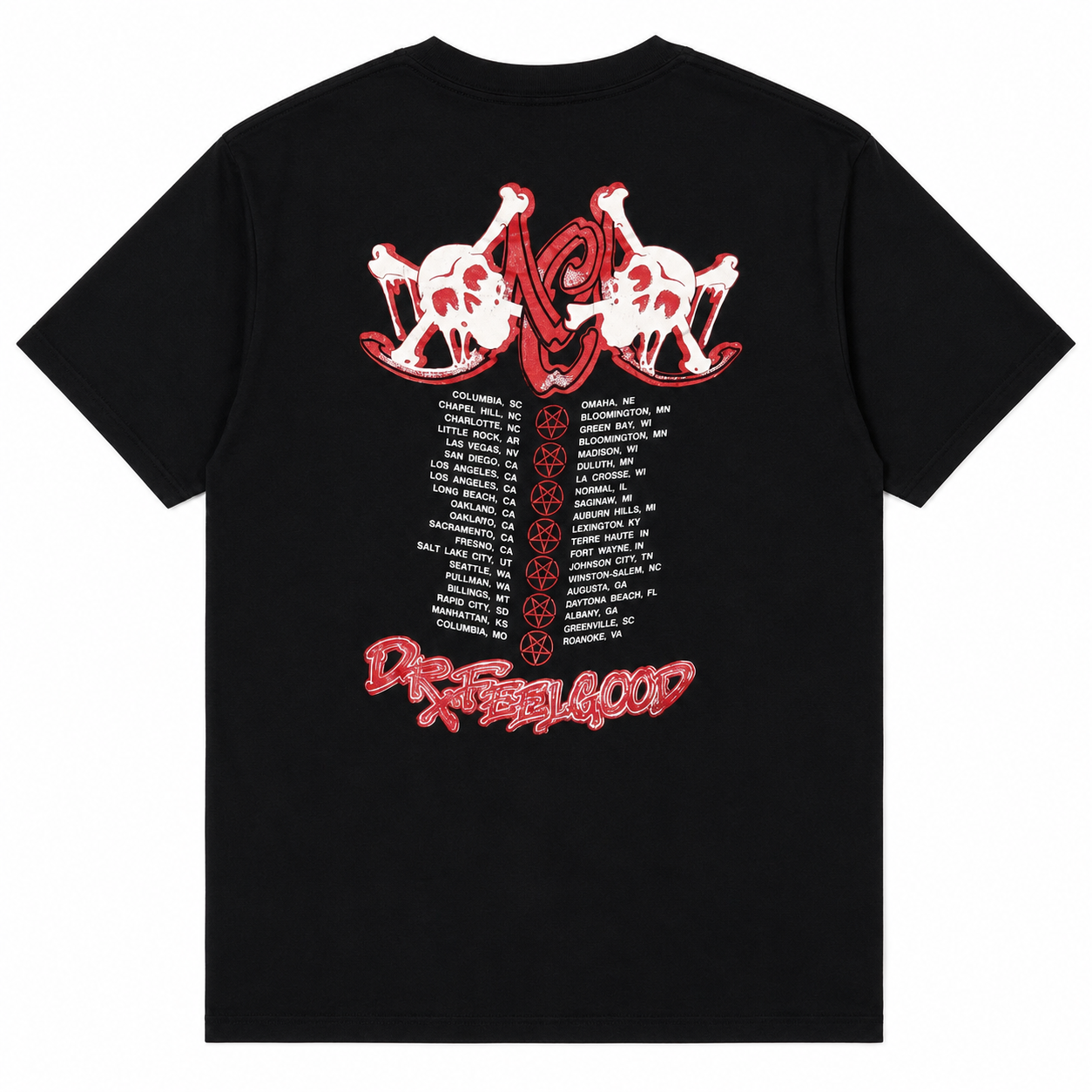 1989 Motley Crue Dr Feelgood Tour Shirt