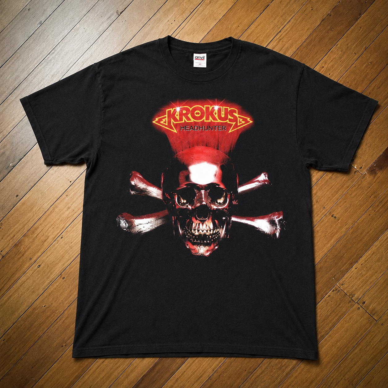 KROKUS HEADHUNTER 83 NEW BLACK T-SHIRT