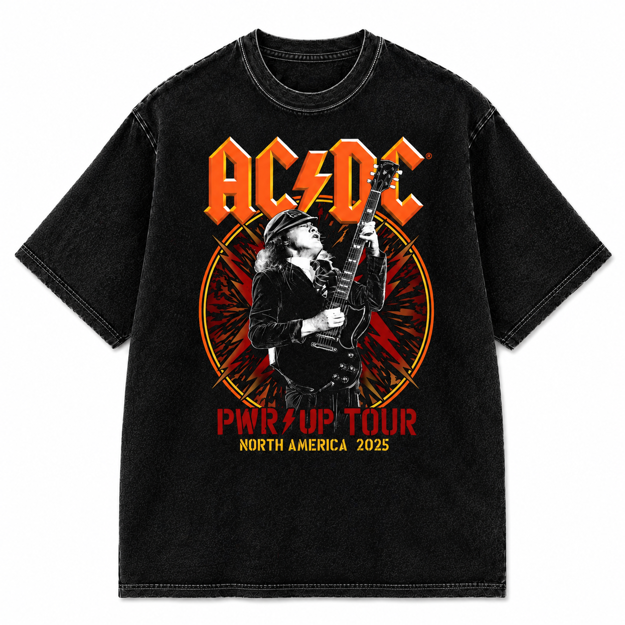 Angus Bolts PWR UP Tour T-Shirt