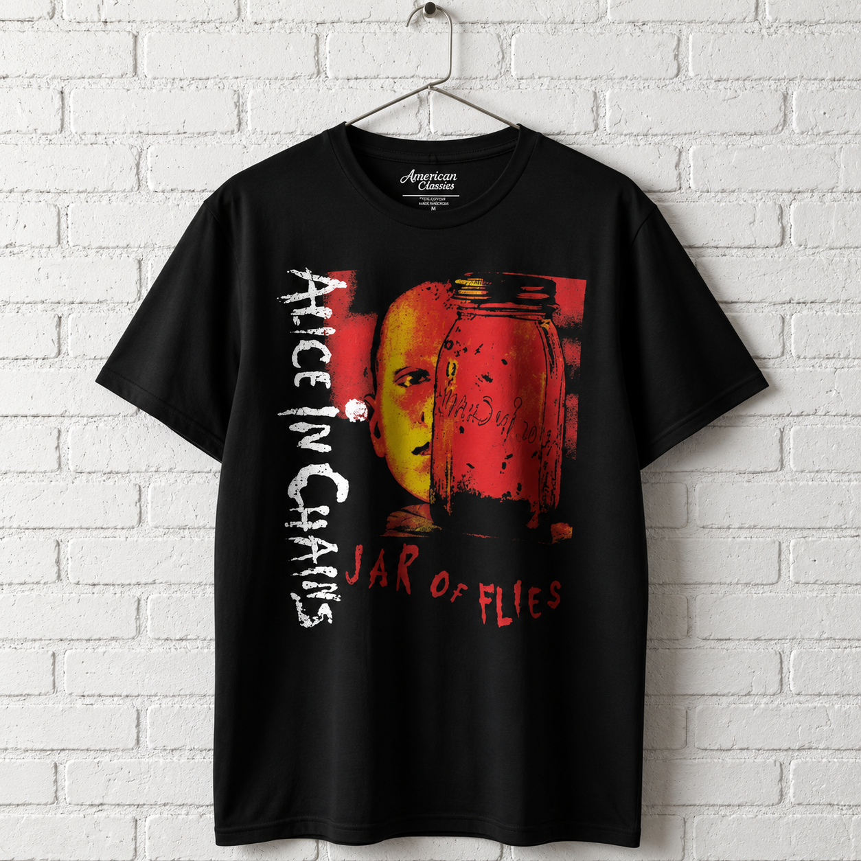 Alice in Chains T-Shirt Jar of Flies Album Art Alt Rock Metal Adult Tees