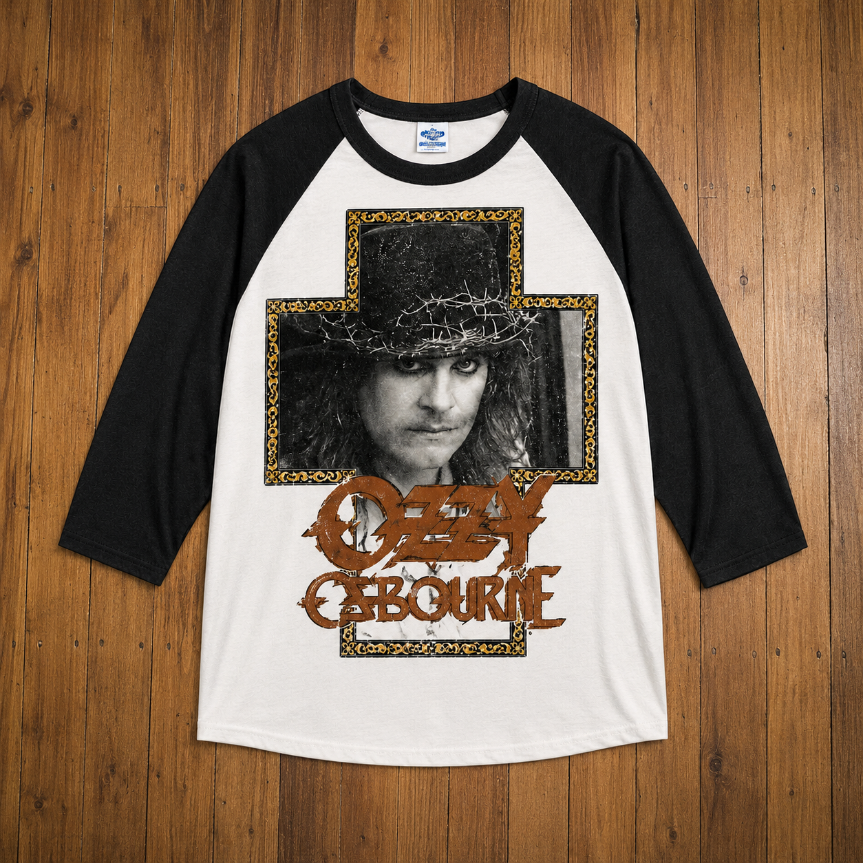 HM14 vintage-inspired Ozzy Osbourne raglan design