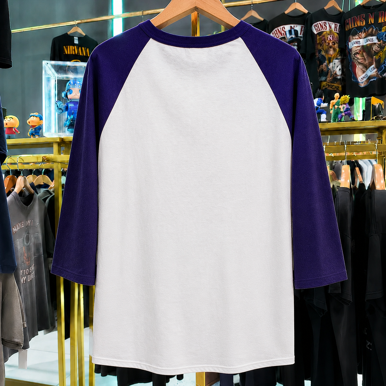 Hard-To-Find Vintage Rolling Stones Raglan, Almost Gone Collectible
