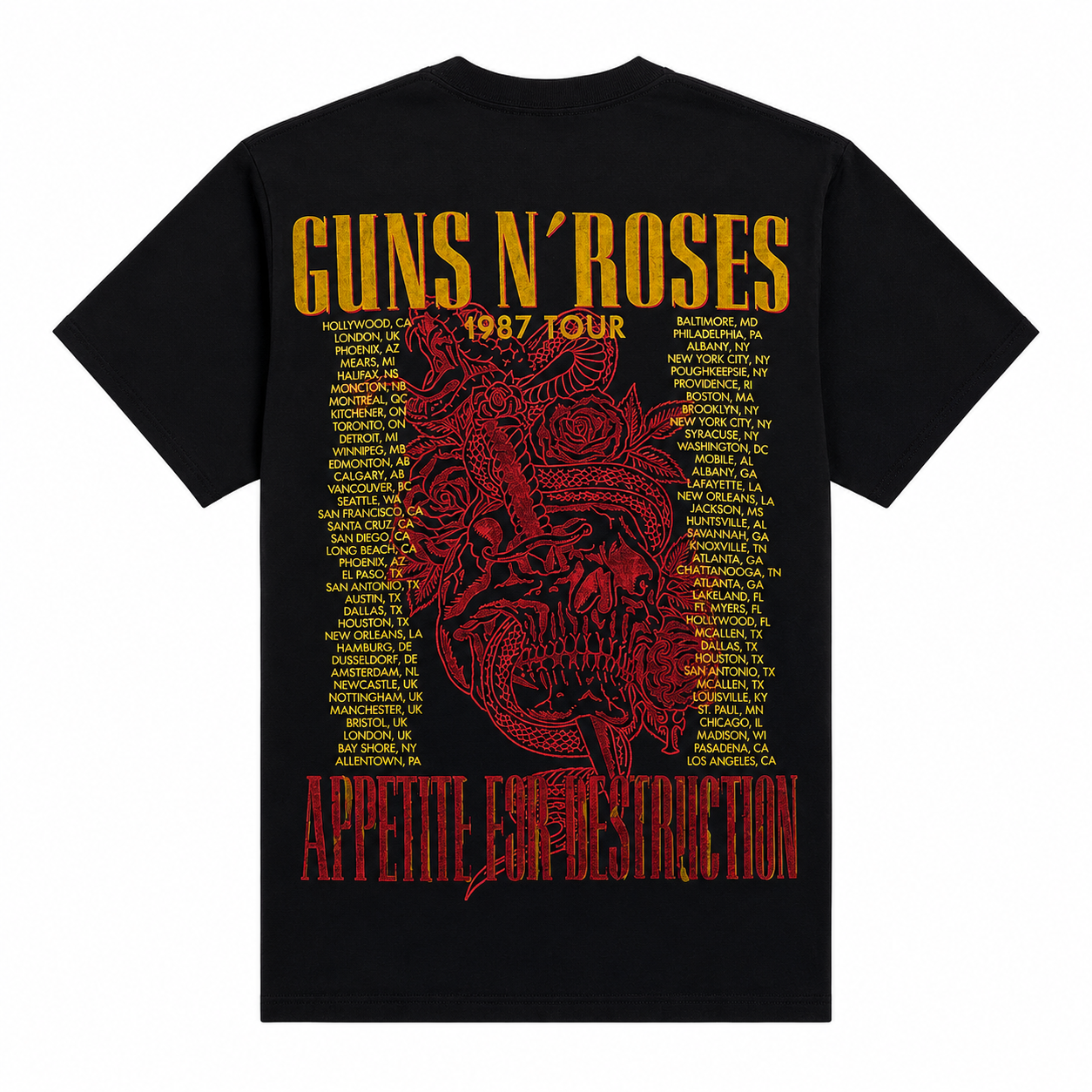 Appetite for Destruction（1987）Tee
