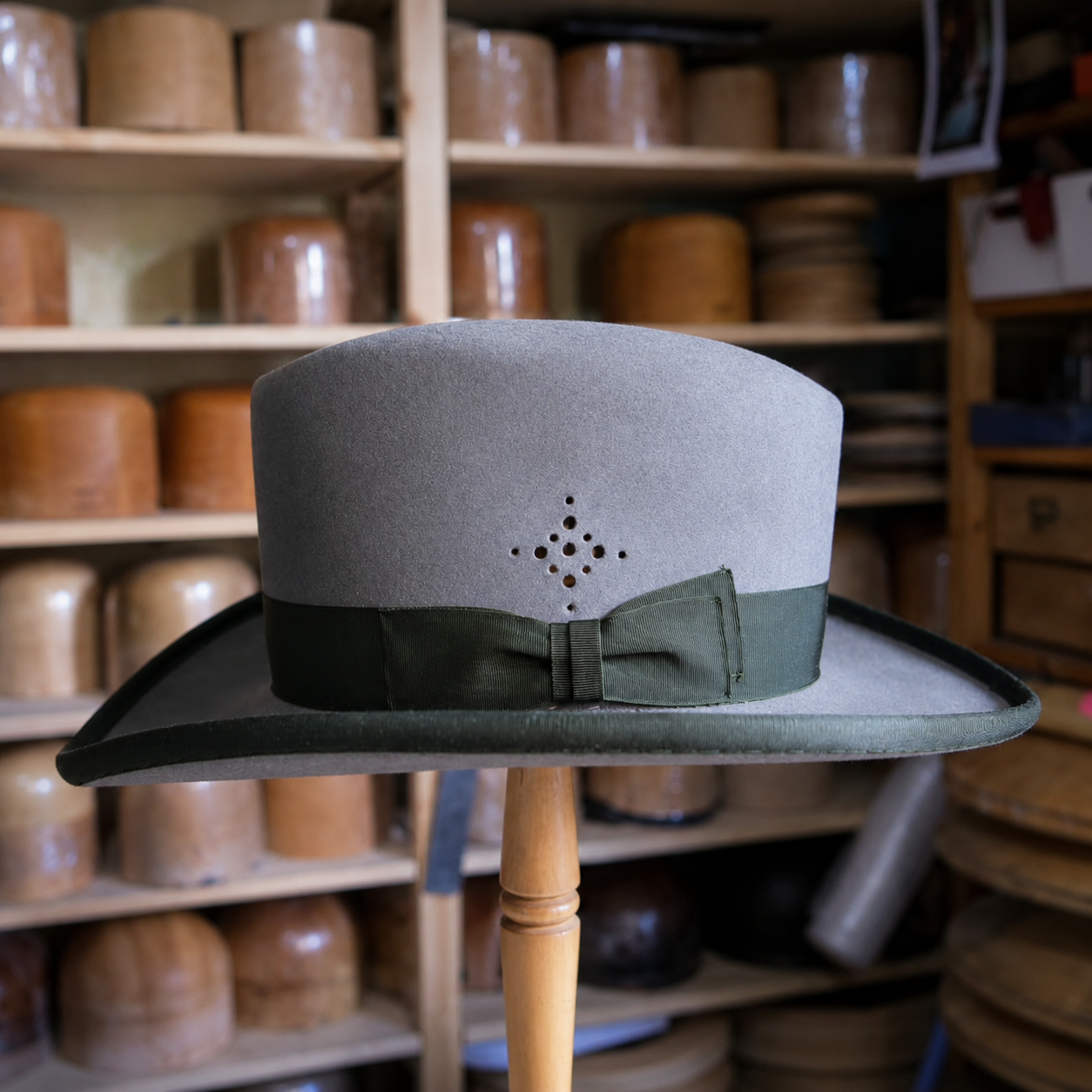 Western Style Homburg Hat