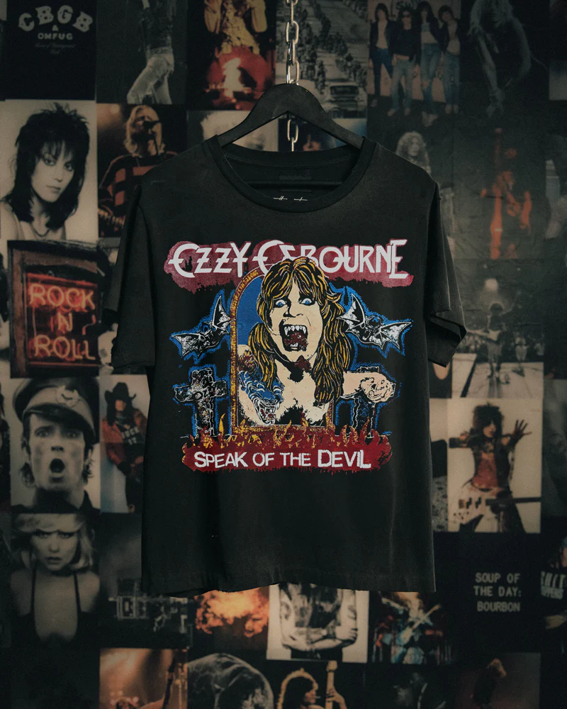 OZZY OSBOURNE SPEAK OF THE DEVIL 83 VINTAGE T-SHIRT