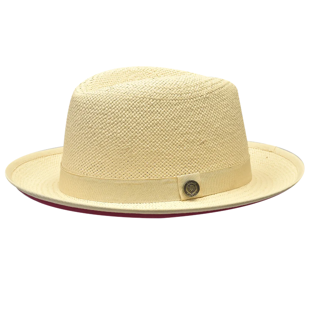 Empire in Multiple Colors Color Bottom Straw Fedora