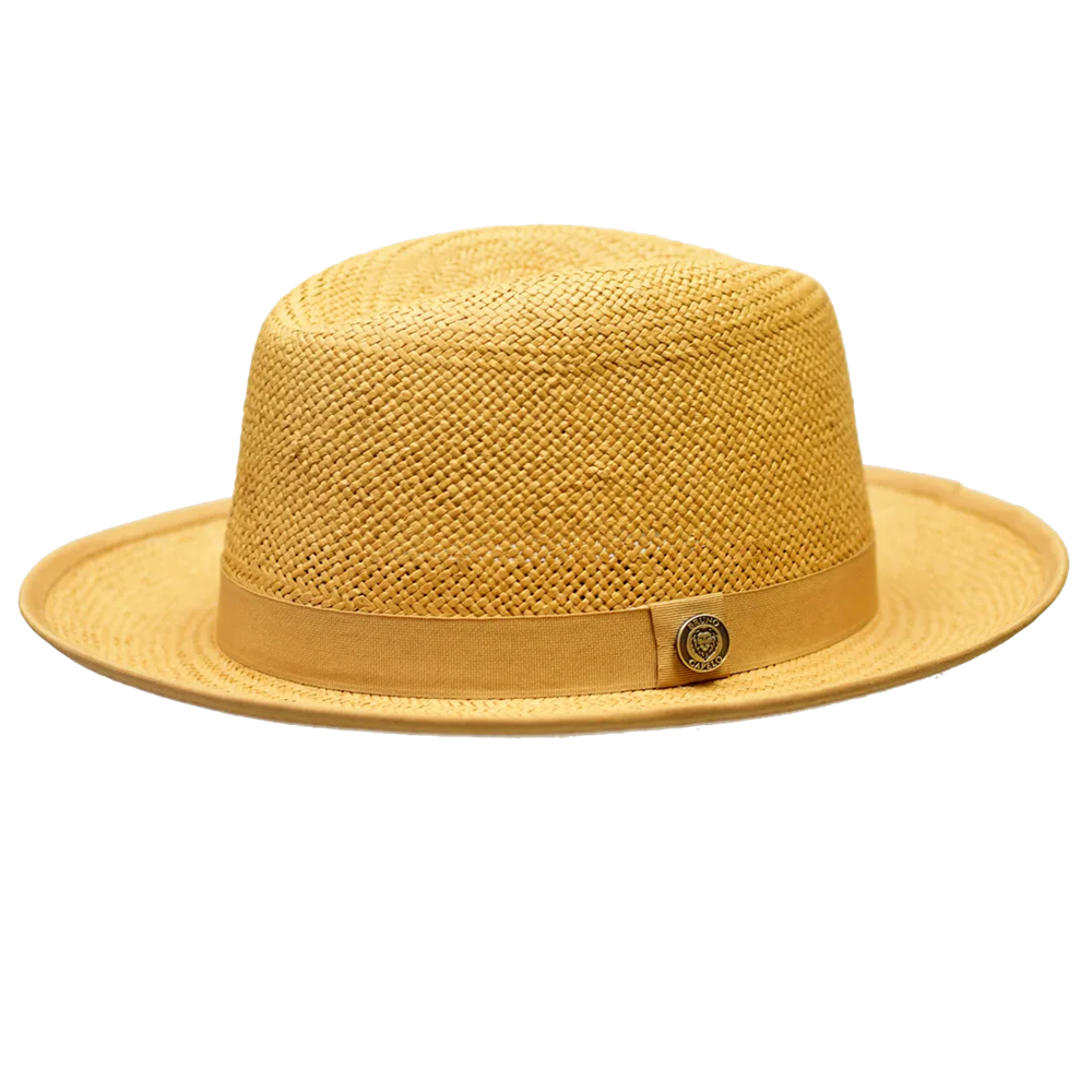 Empire in Multiple Colors Color Bottom Straw Fedora