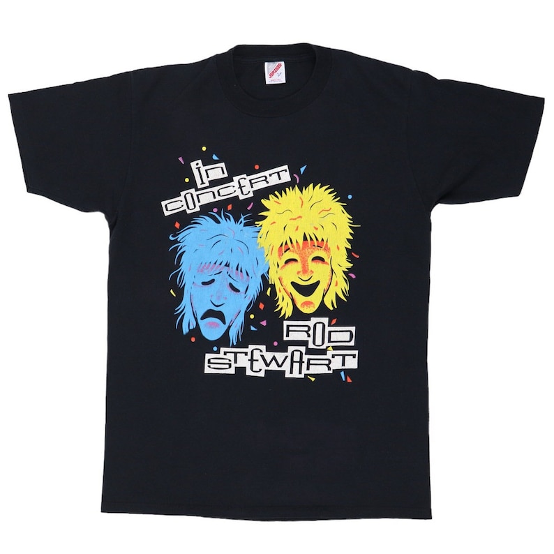 Vintage 1988 rod stewart out of order tour shirt