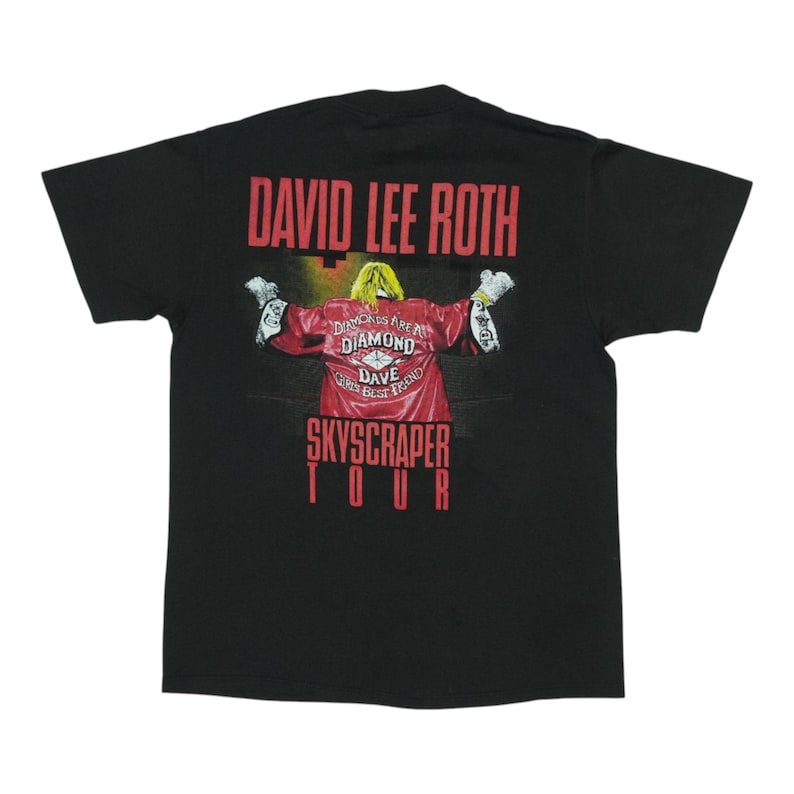 vintage 1988 David Lee Roth Skyscraper Tour Shirt