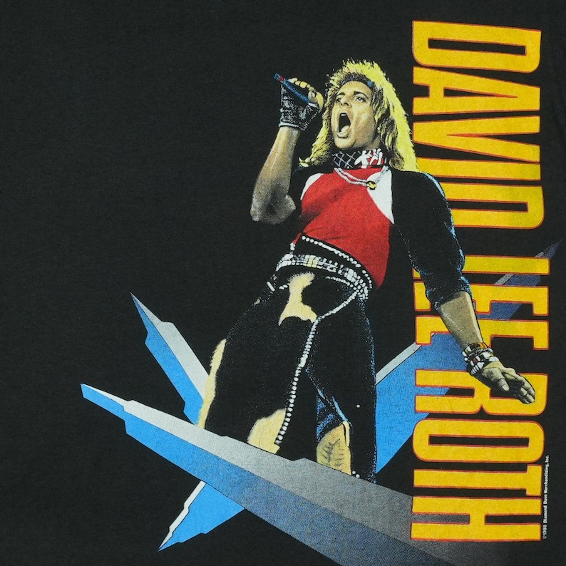vintage 1988 David Lee Roth Skyscraper Tour Shirt
