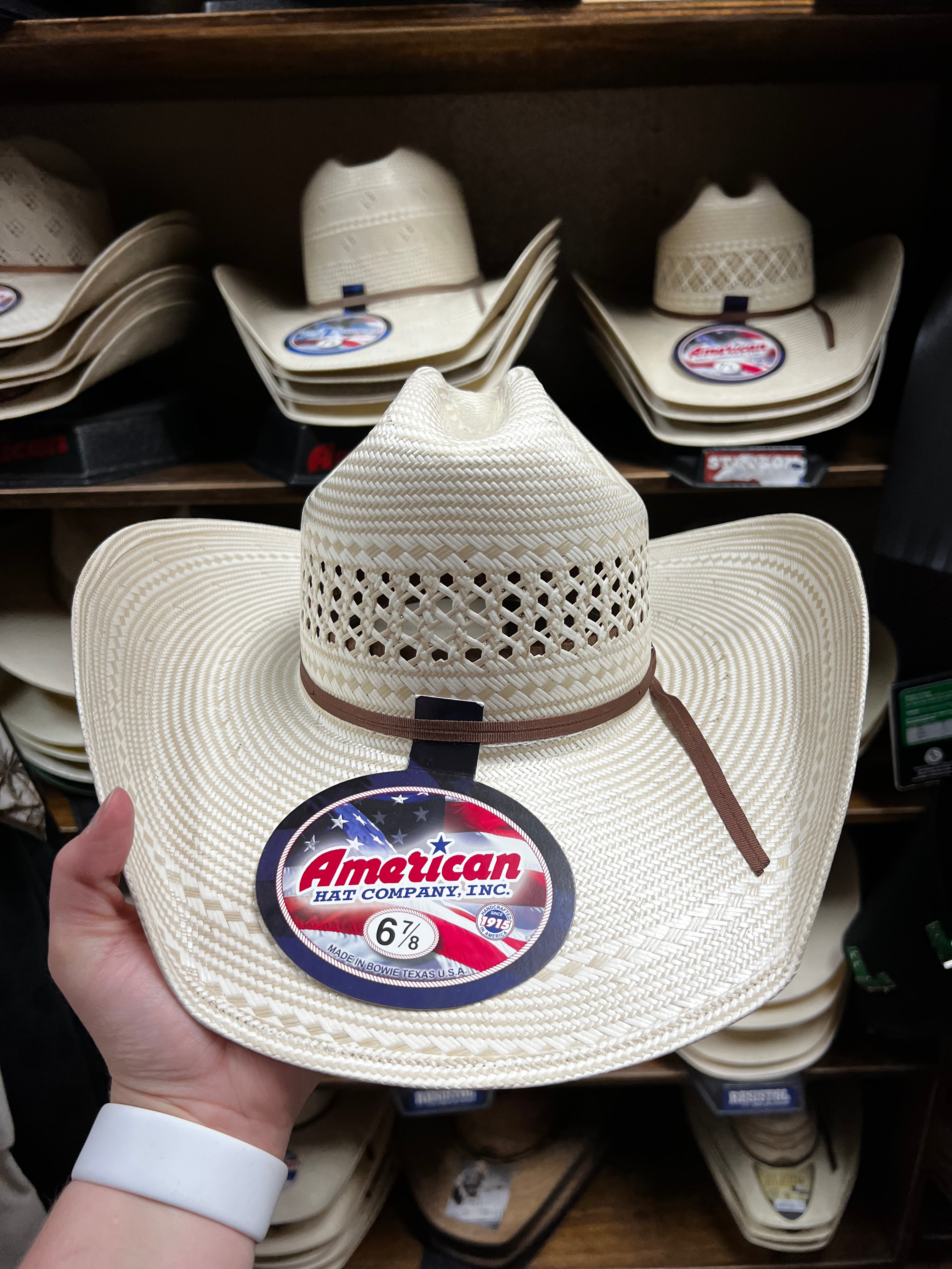 American Texas-company 2C Whiskey Straw Hat (7700)