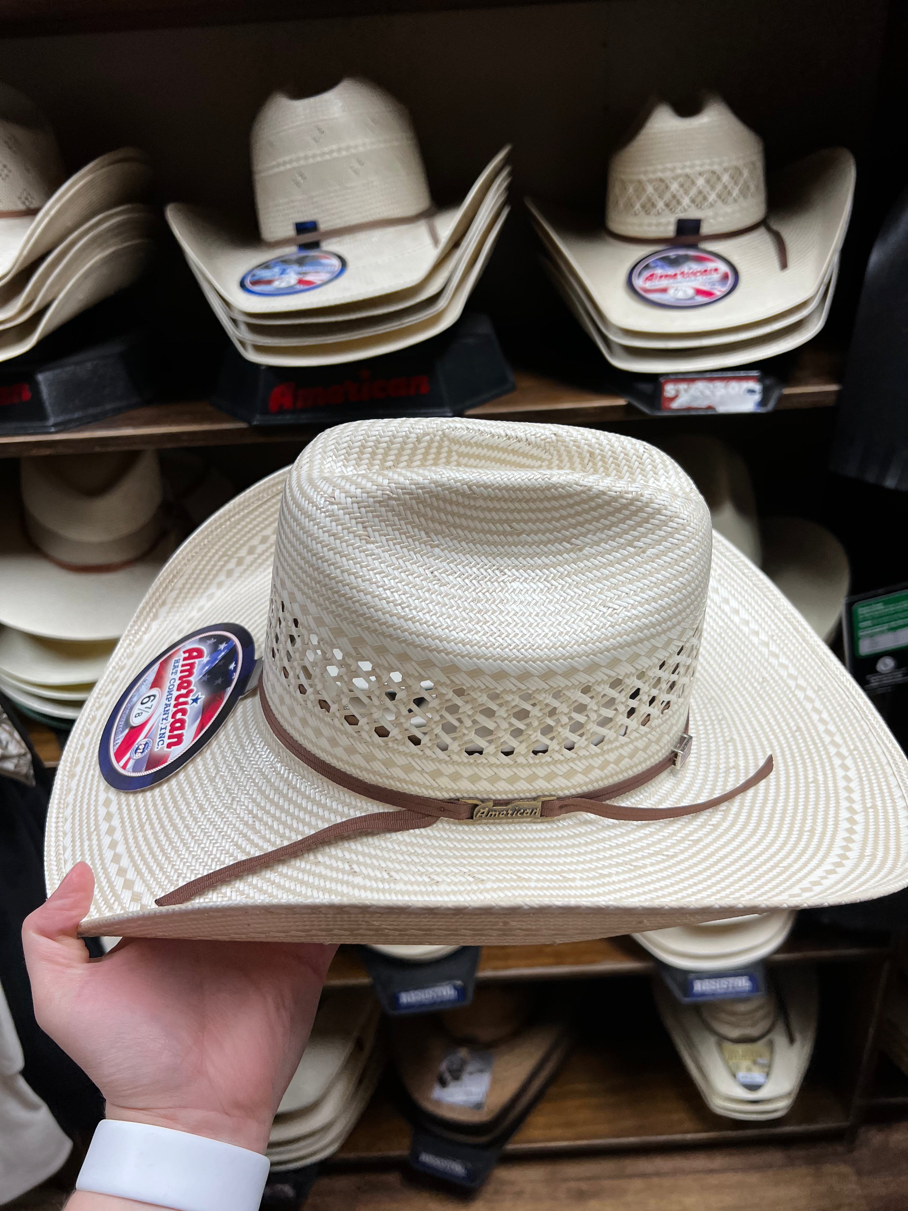 American Texas-company 2C Whiskey Straw Hat (7700)