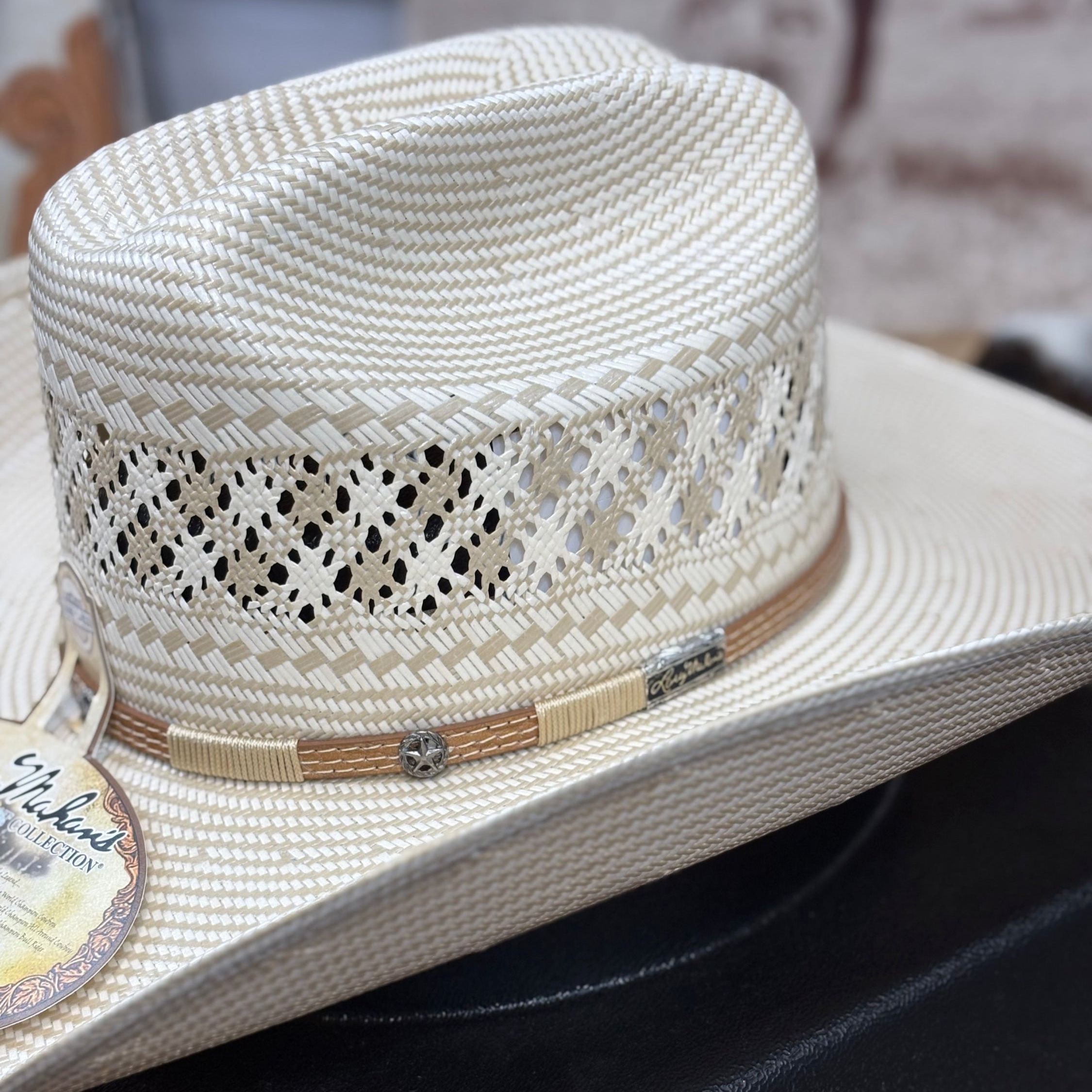 Larry Mahan's 10x MS4V42W Straw Hats Malboro Style