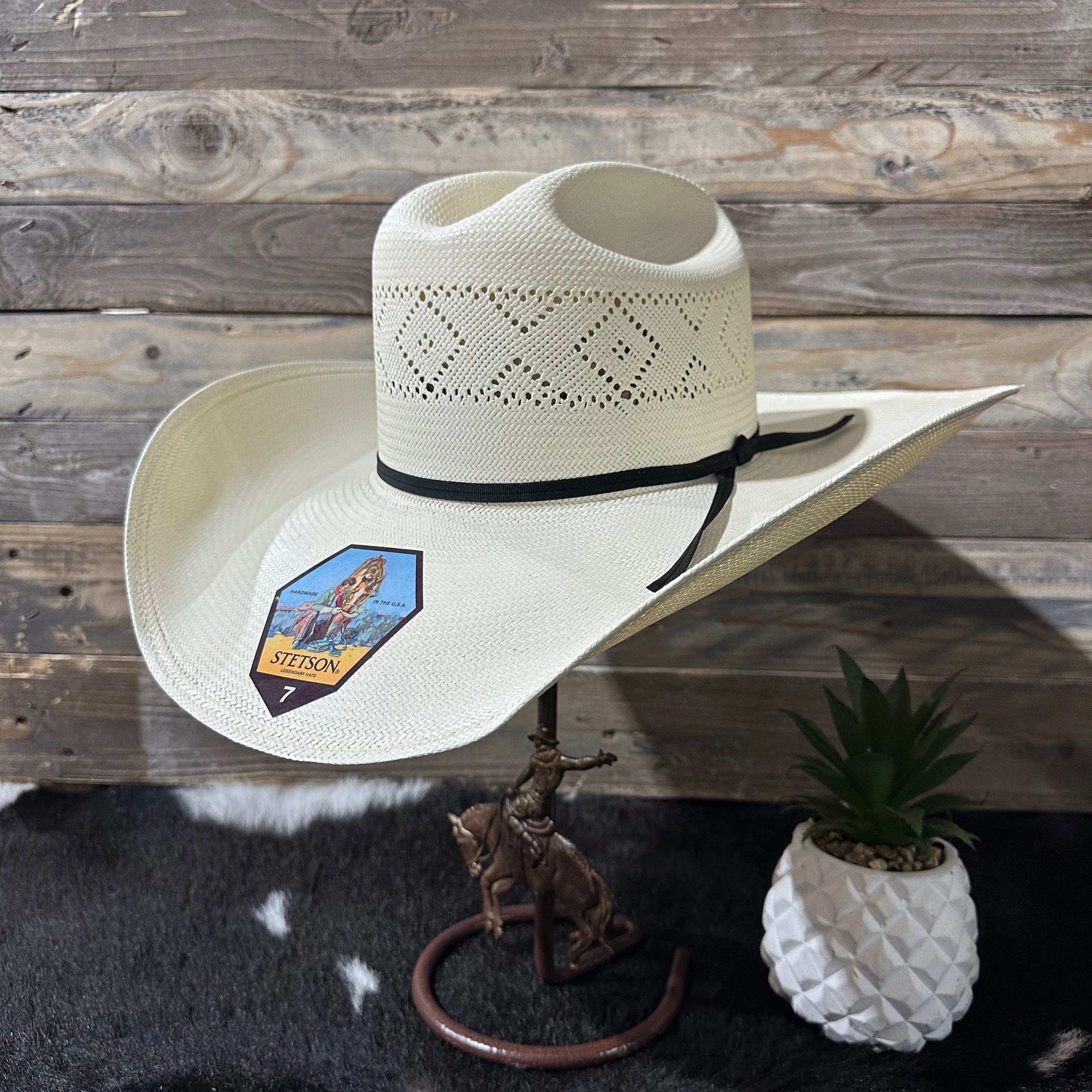 Stetson 10X Saddleman Straw Hat