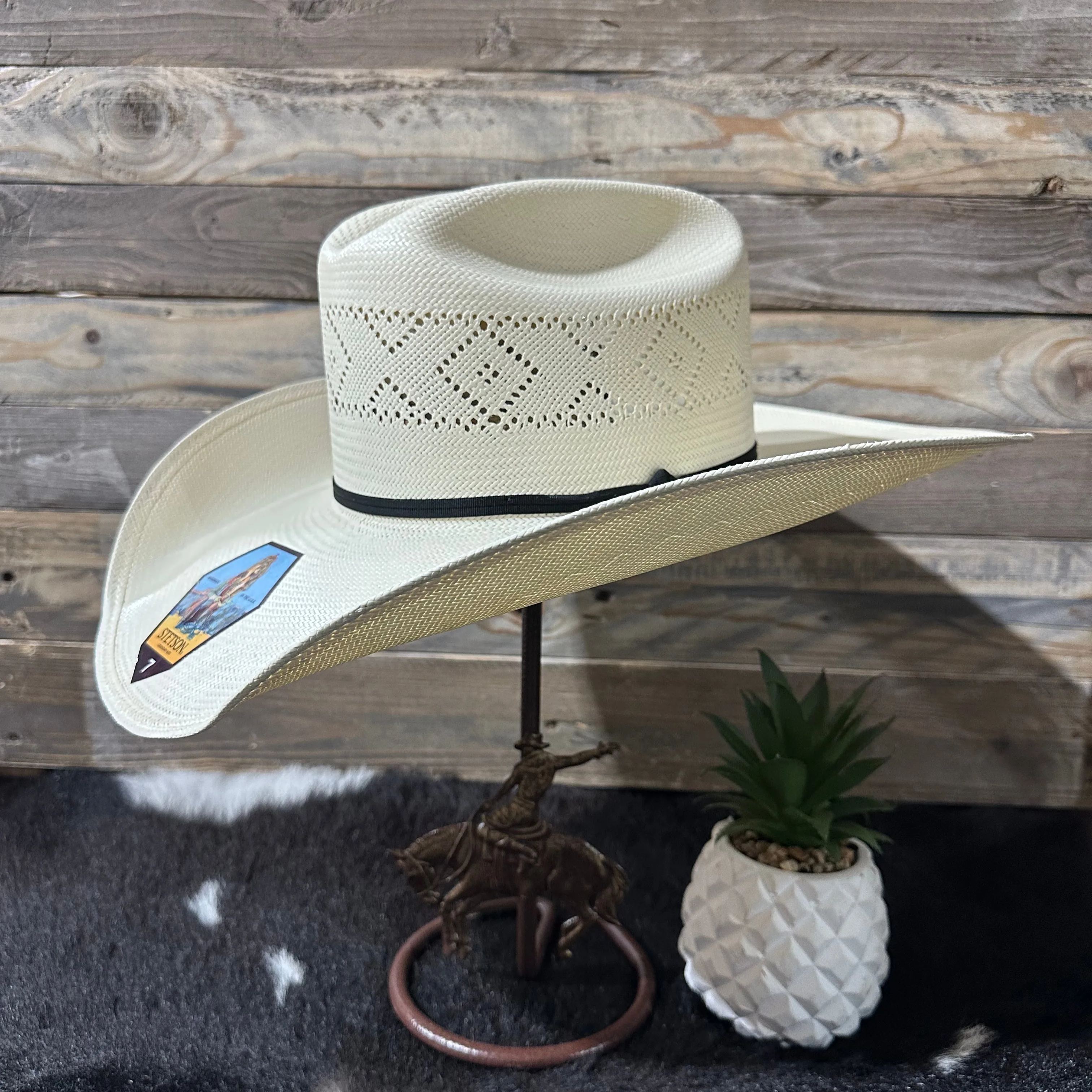 Stetson 10X Saddleman Straw Hat