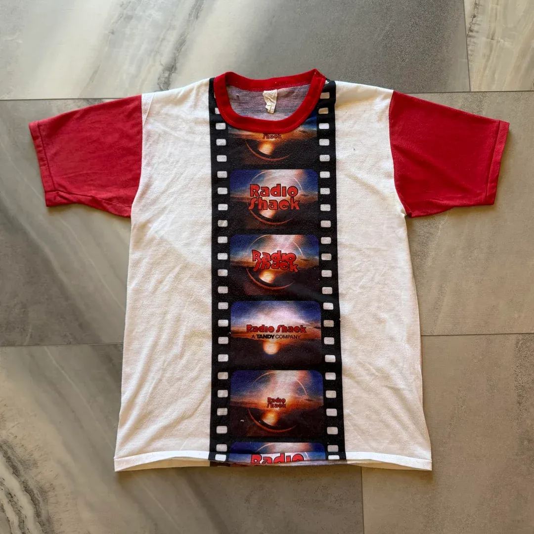 Retro Radio Shack Movie Film Graphic Tee