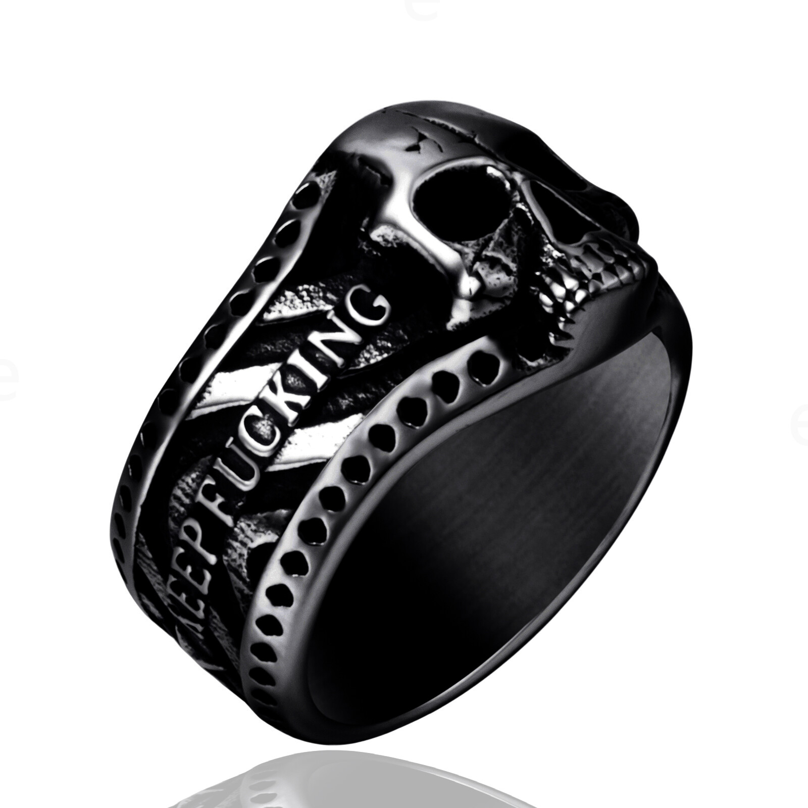 Vintage Ring Stainless Steel Gothic Skull Rings