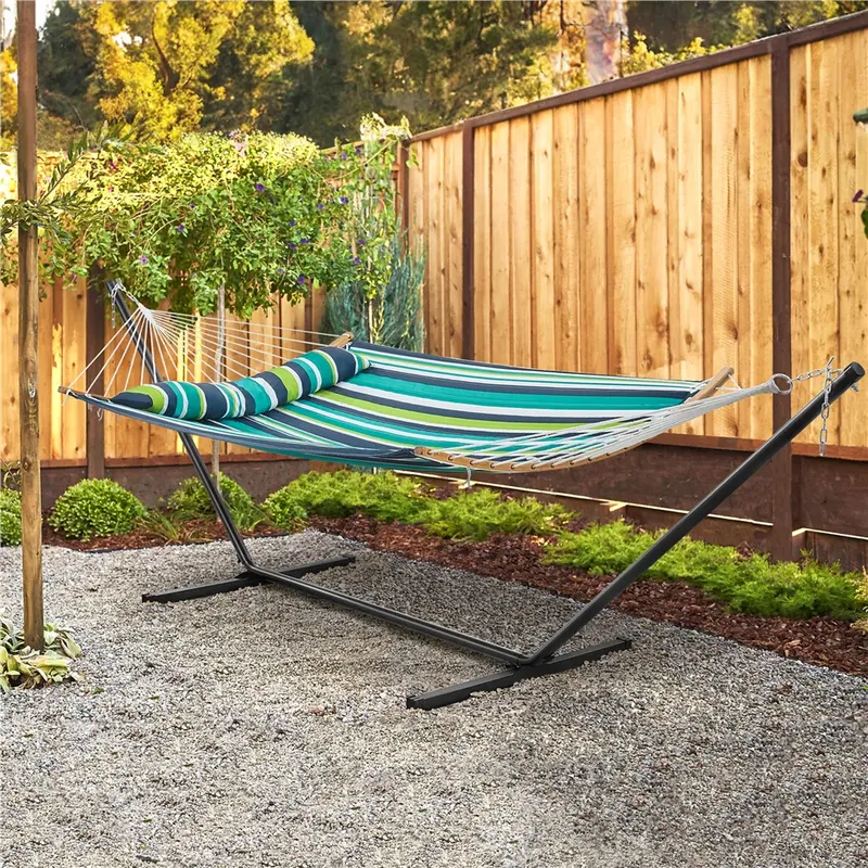 Outdoor Hammock with Stand & Bag – $29.99 Flash Sale!