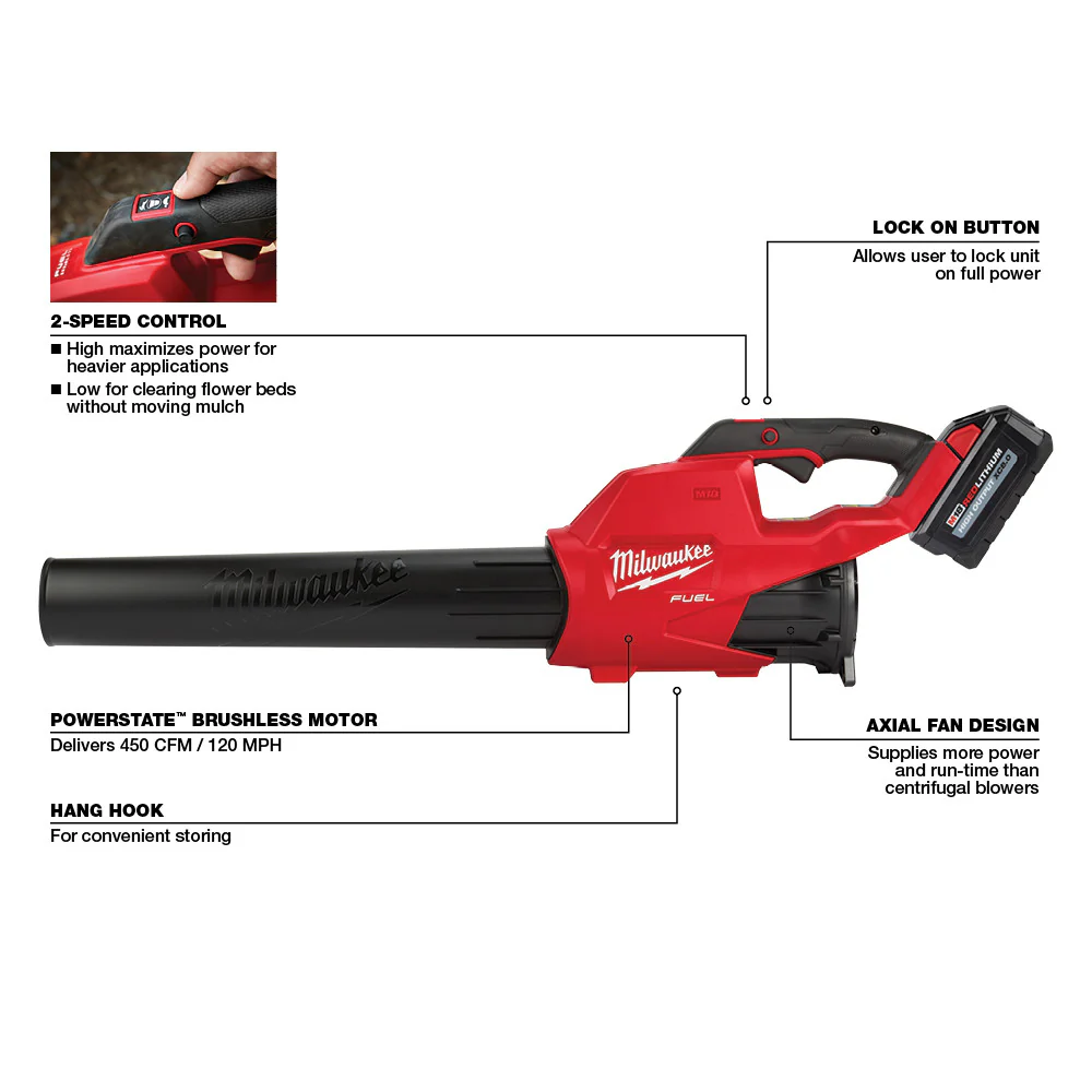[FREE-SHIPPING] 2823 M18 18V Mower | Blower | String Trimmer | Pole Saw Attachment