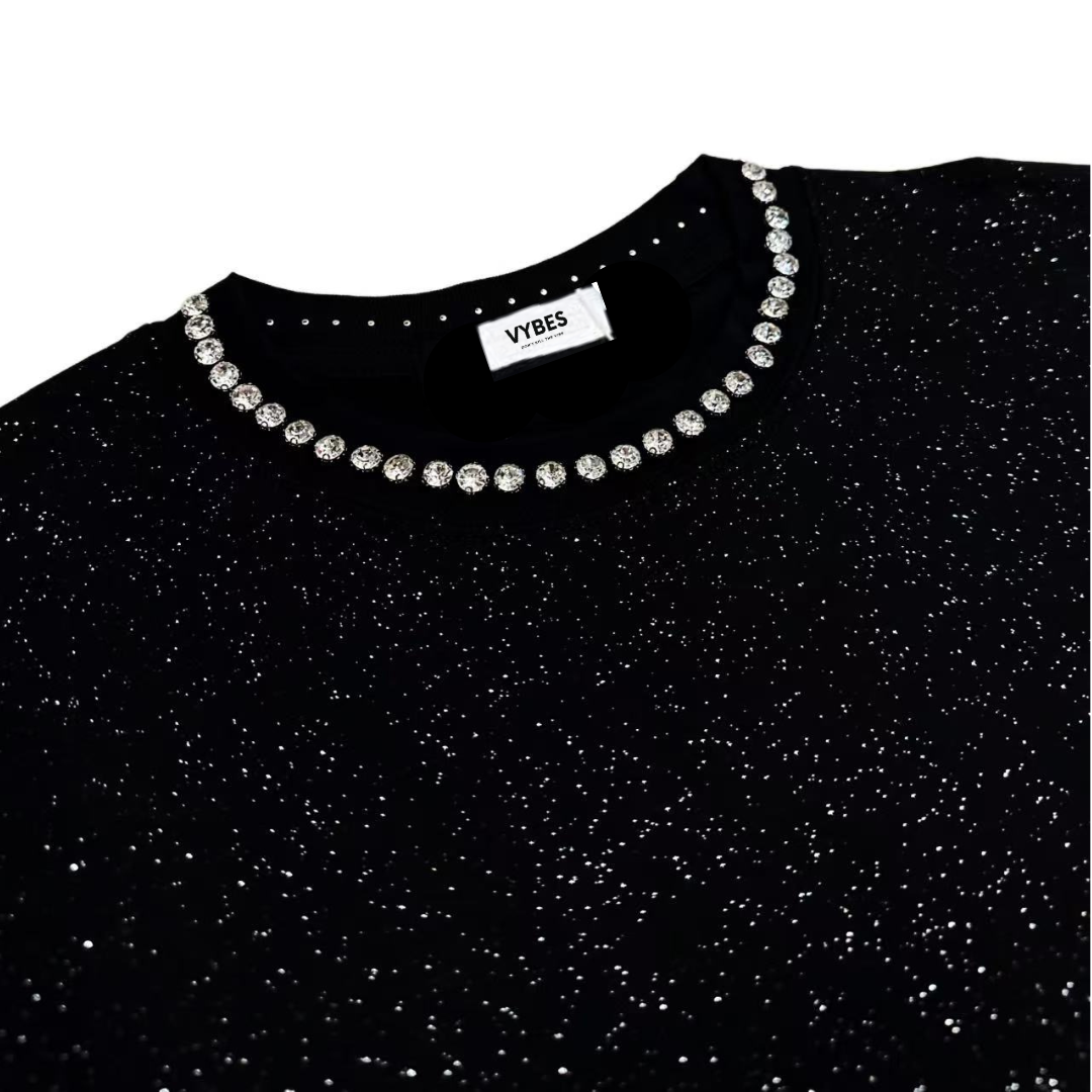 VYBES Iced Collar Tee