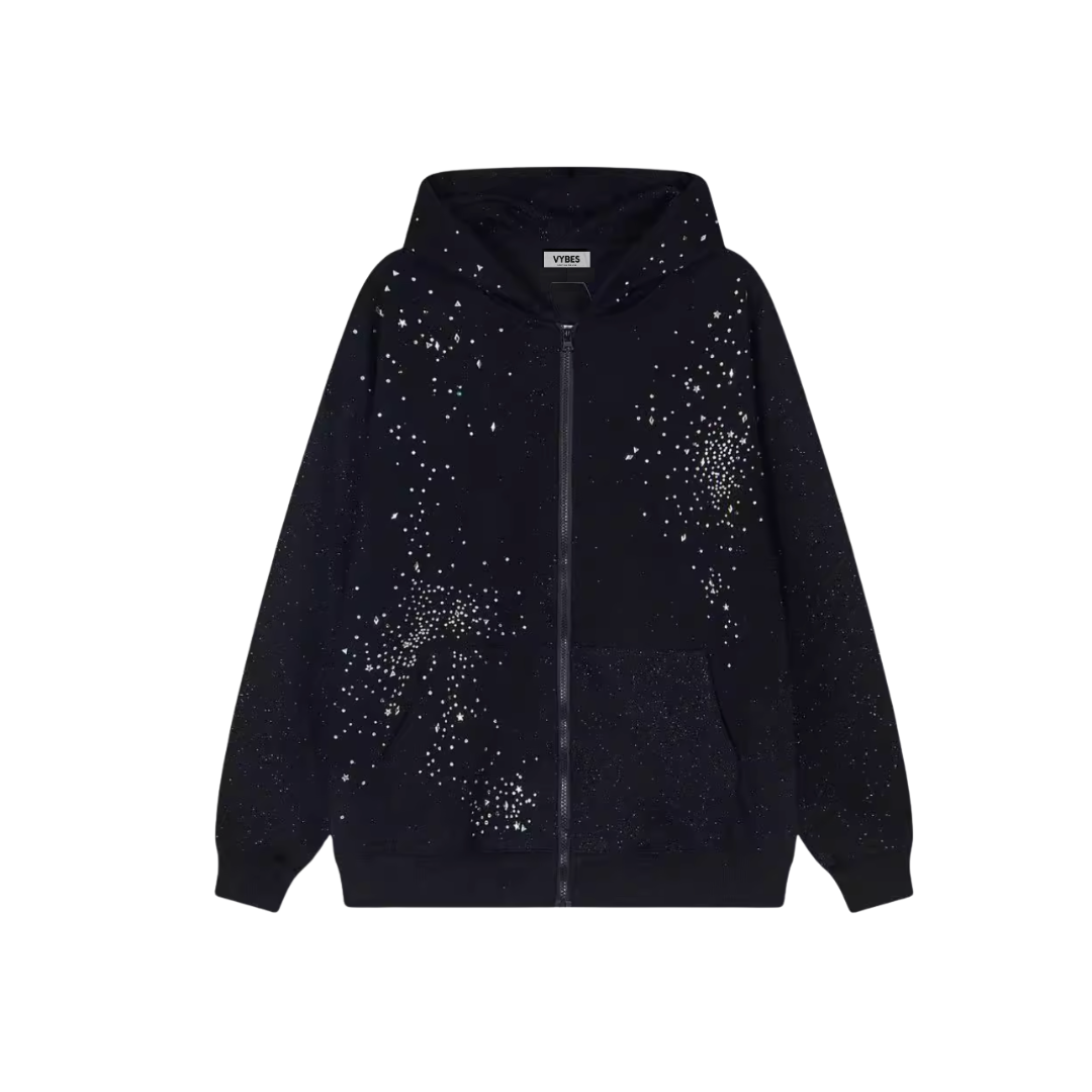 VYBES Celestial Zip up (Fleece Lined)